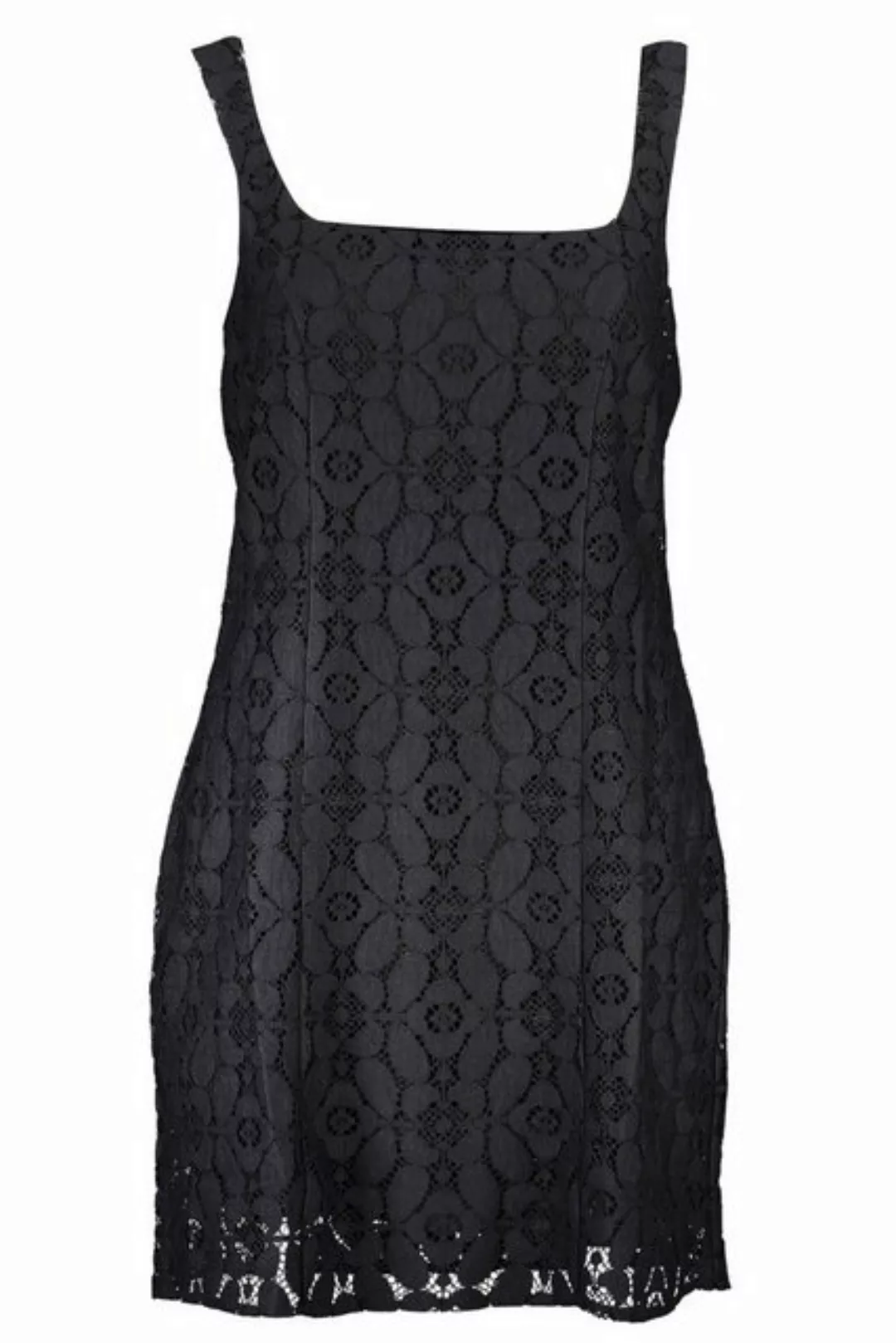 Desigual Partykleid Elegantes Schwarzes Kurzes Damenkleid mit Kontrastdetai günstig online kaufen