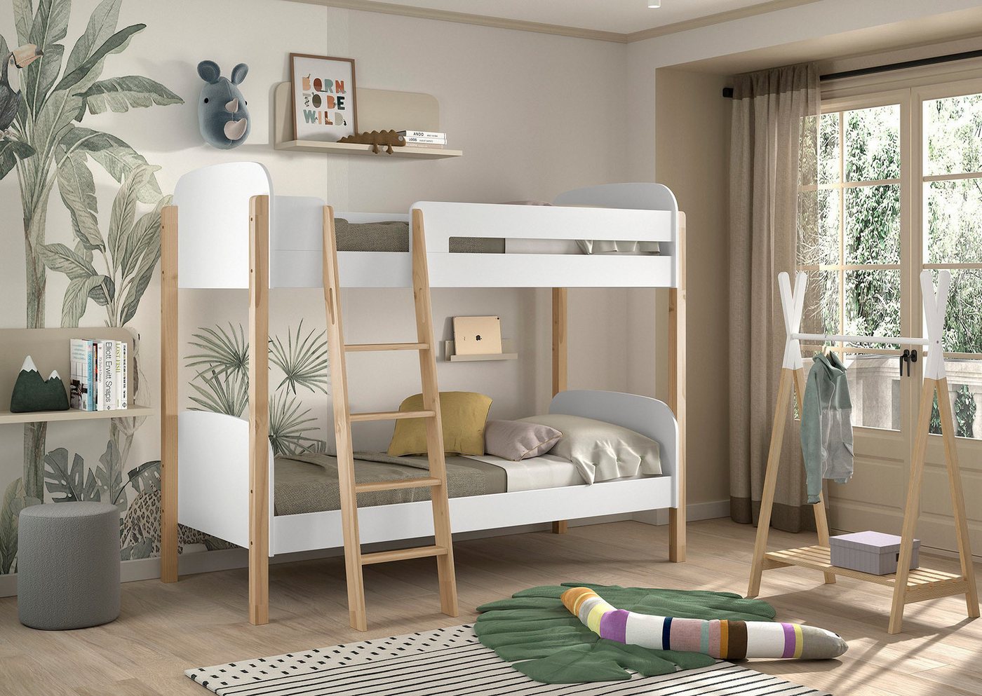 Home affaire Etagenbett, (Made in Europe), ideal für kleine Räume, LF 90x20 günstig online kaufen