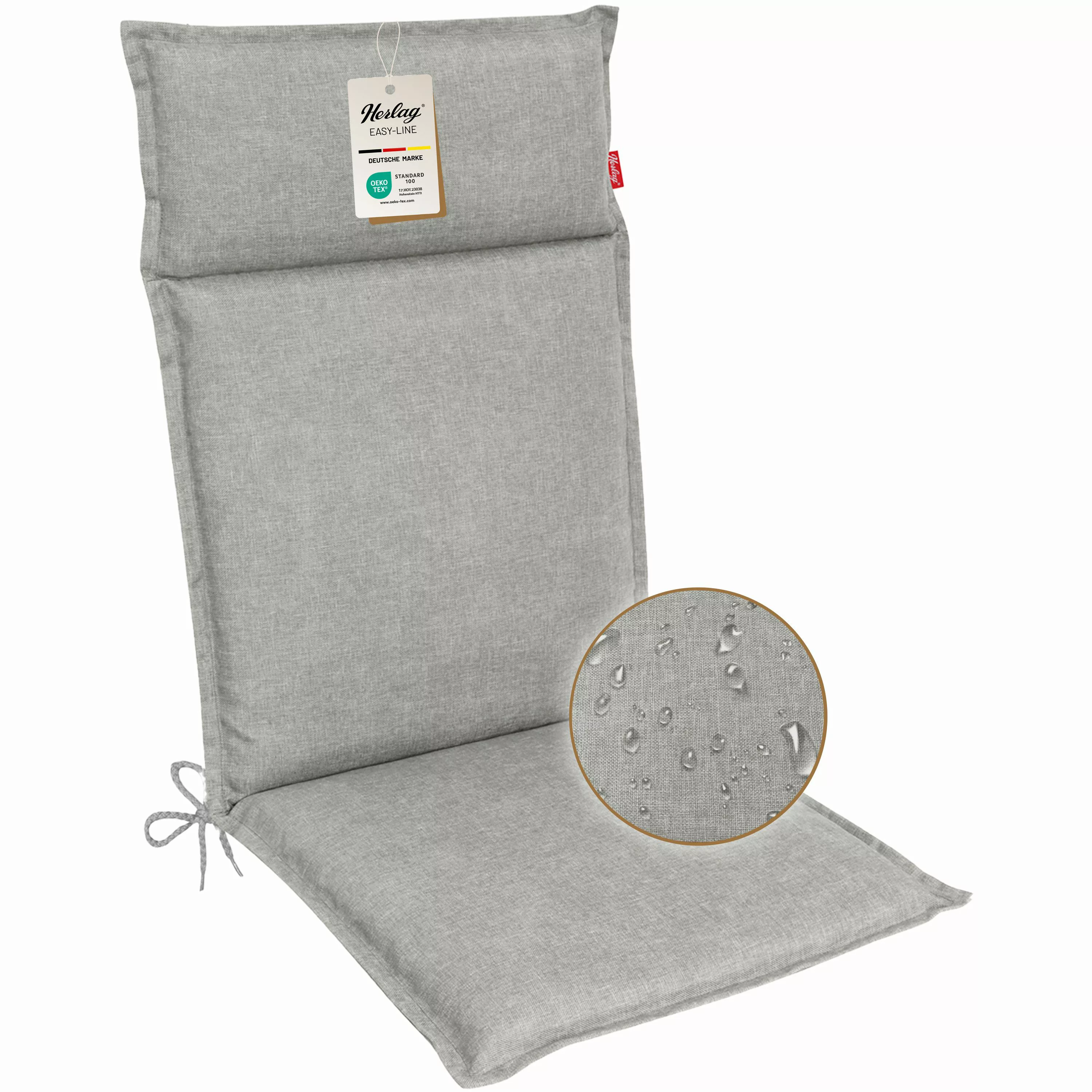Herlag Hochlehnerauflage Bea Gartenstuhlauflage Hochlehner Wasserabweisend günstig online kaufen