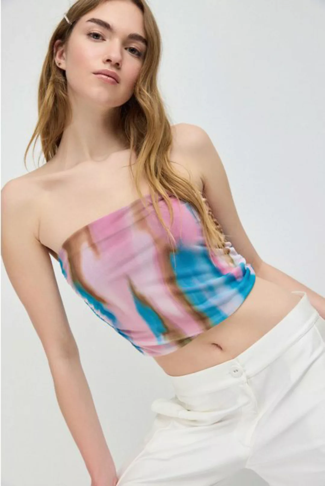 No Matter What Bustierkleid Mesh Bandeau Crop TopMesh Bandeau Crop Top - Ne günstig online kaufen