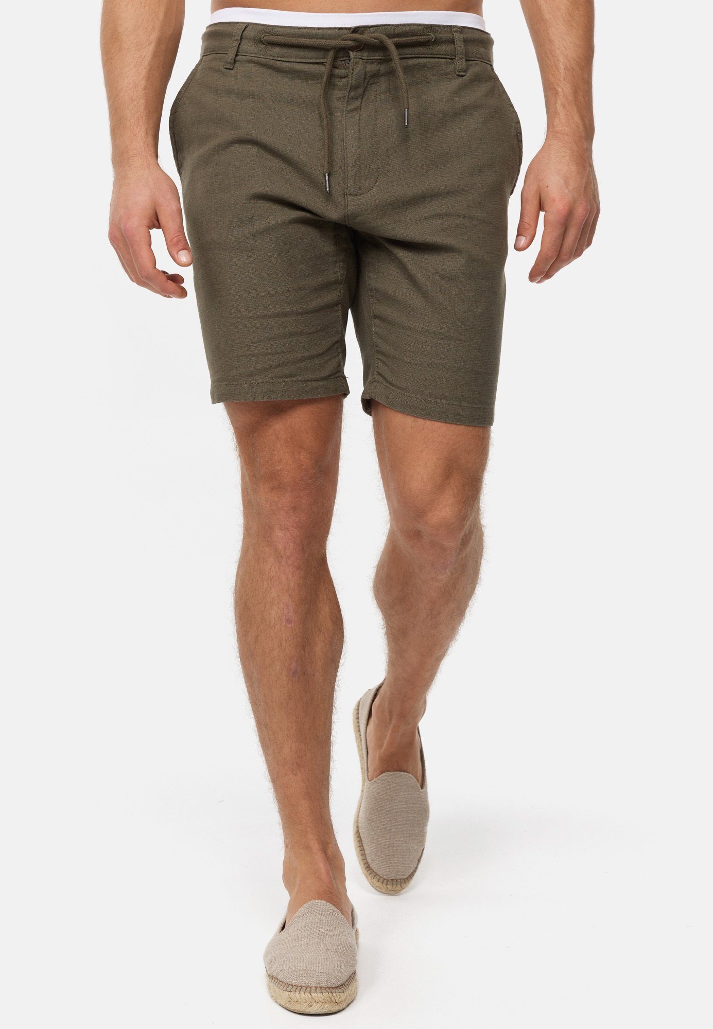 Indicode Chinoshorts INCaro aus 100 % günstig online kaufen