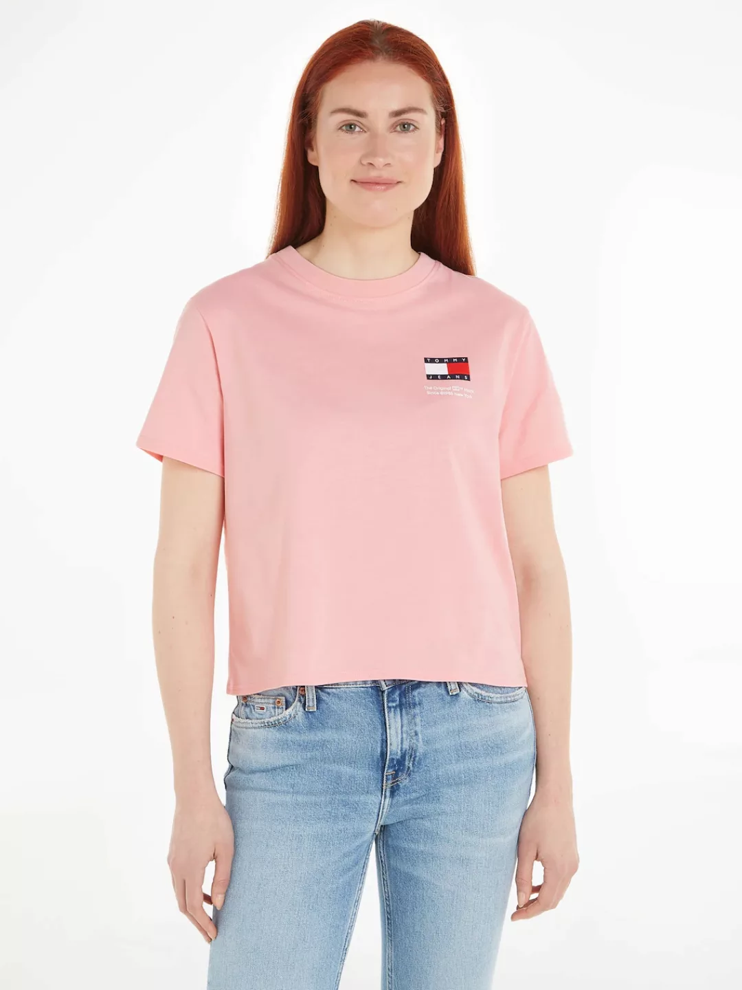 Tommy Jeans T-Shirt "TJW BXY GRAPHIC FLAG TEE", mit Markenlabel günstig online kaufen