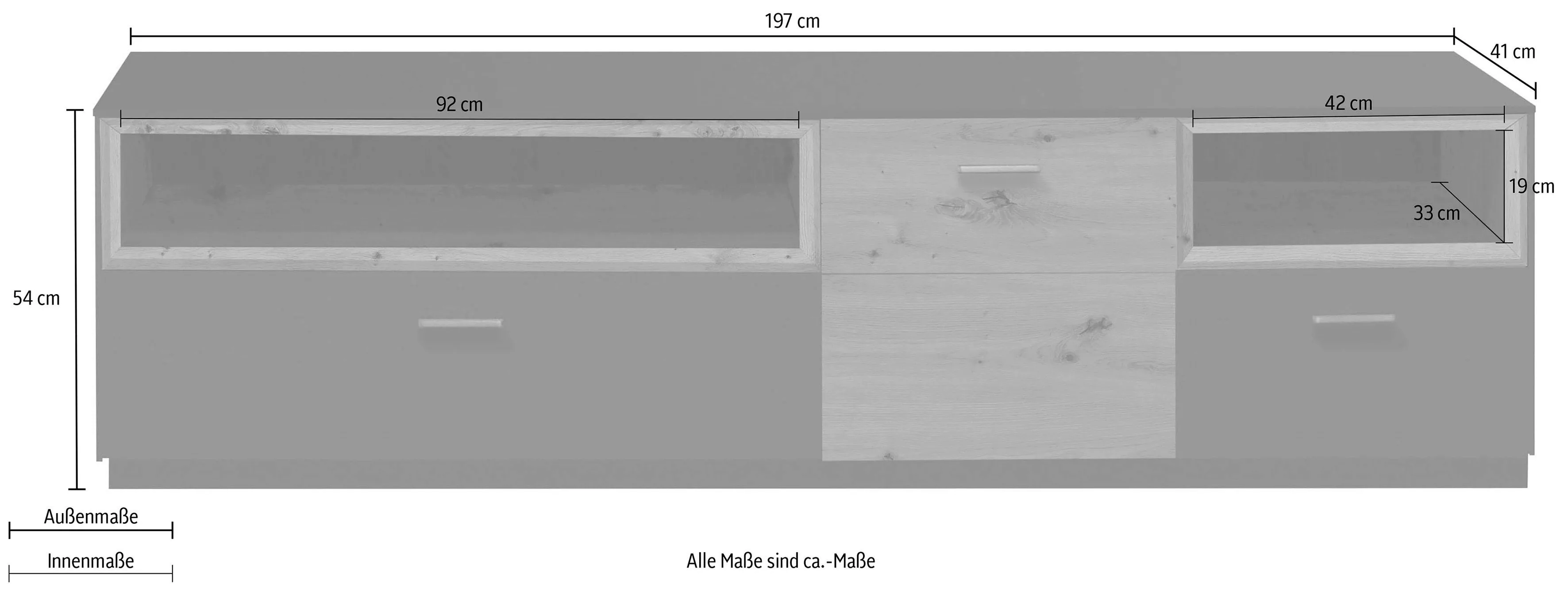 Mäusbacher Lowboard "Frame" günstig online kaufen