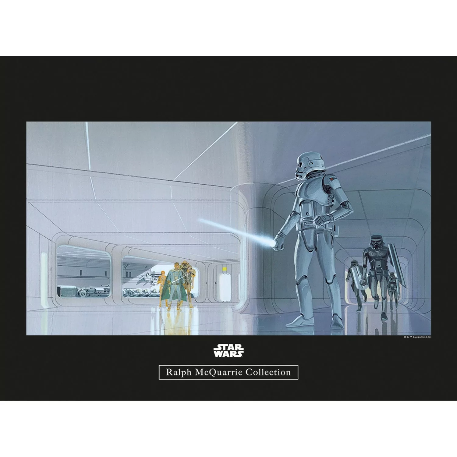 Komar Wandbild Star Wars Hallway 40 x 30 cm günstig online kaufen