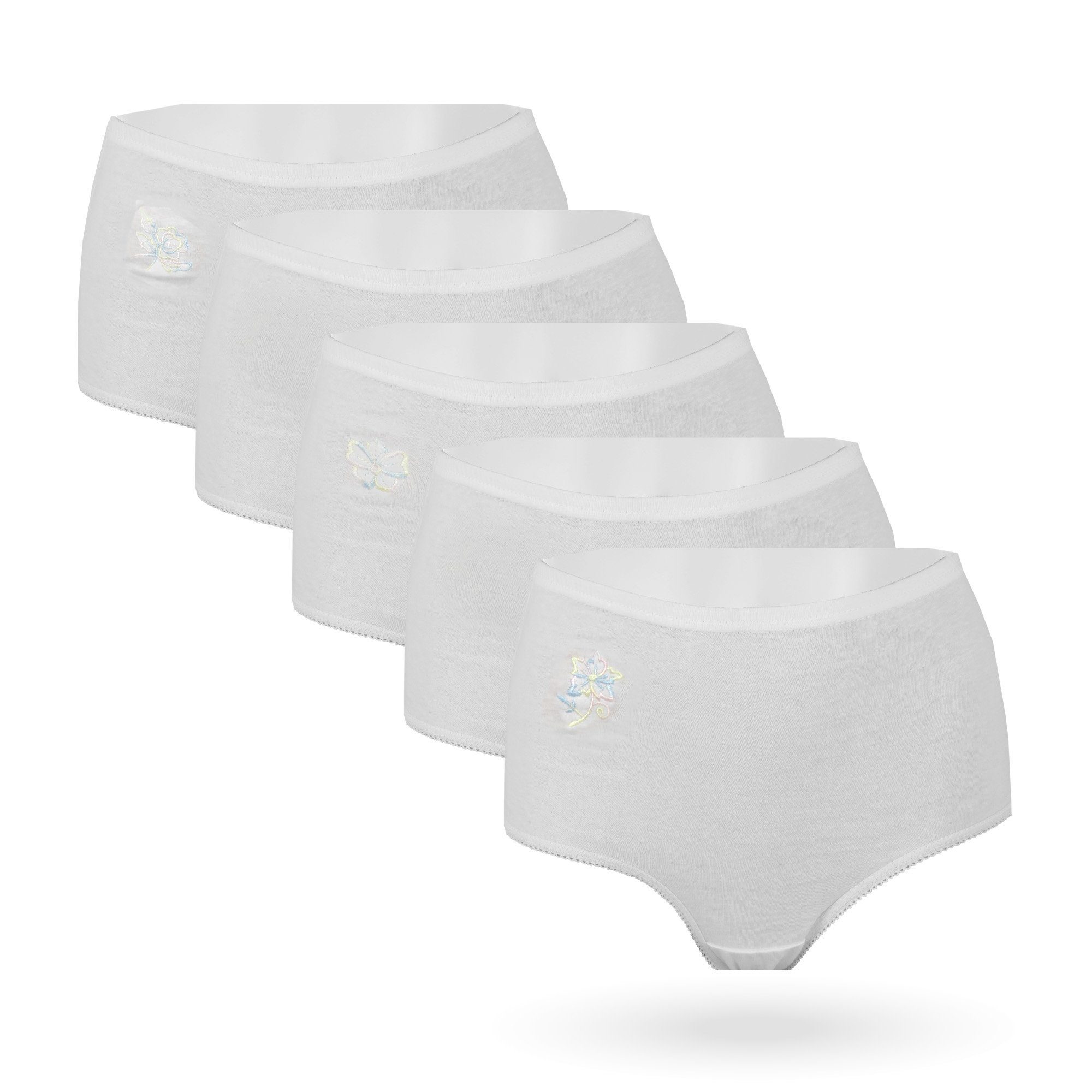 hemmy Fashion Hüftslip Taillenslip uni/bestickt (5er günstig online kaufen