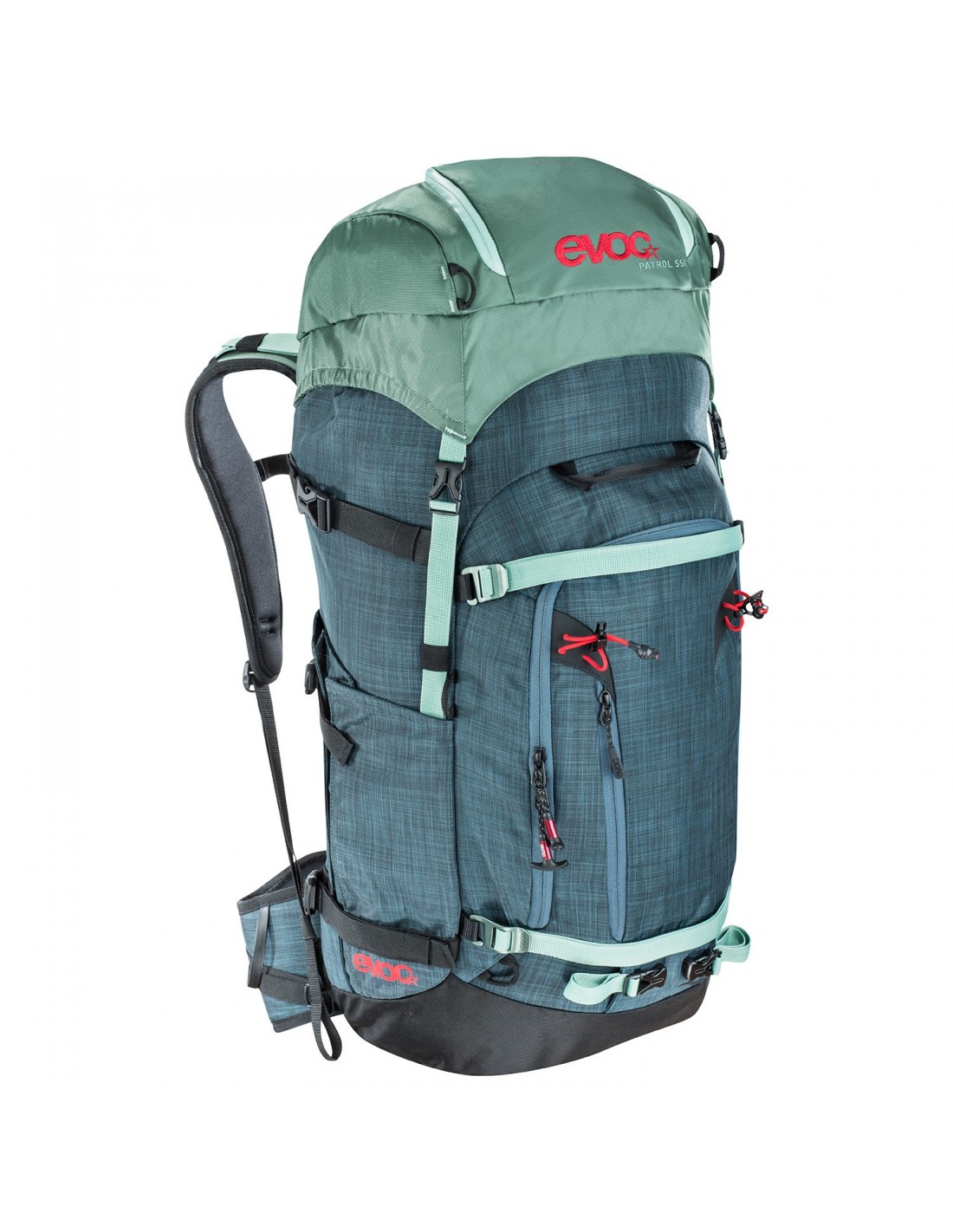 Evoc Tourenrucksack Patrol 55L, heather slate/olive Rucksackvolumen - 51 - günstig online kaufen