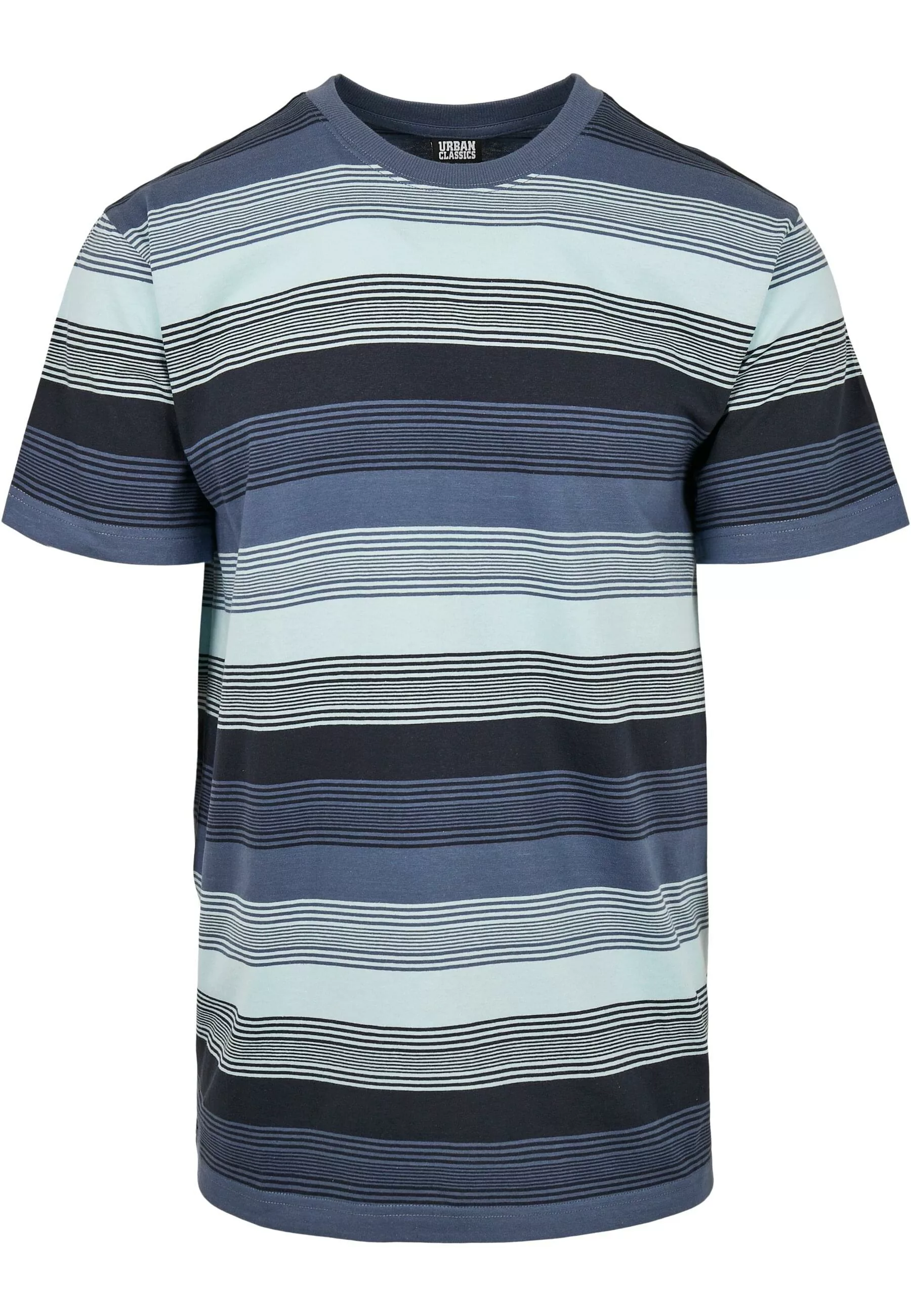 URBAN CLASSICS T-Shirt "Urban Classics Herren Yarn Dyed Sunrise Stripe Tee" günstig online kaufen