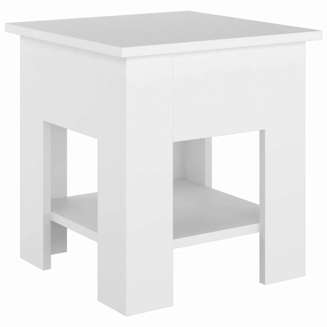 Vidaxl Couchtisch Weiß 40x40x42 Cm Holzwerkstoff günstig online kaufen