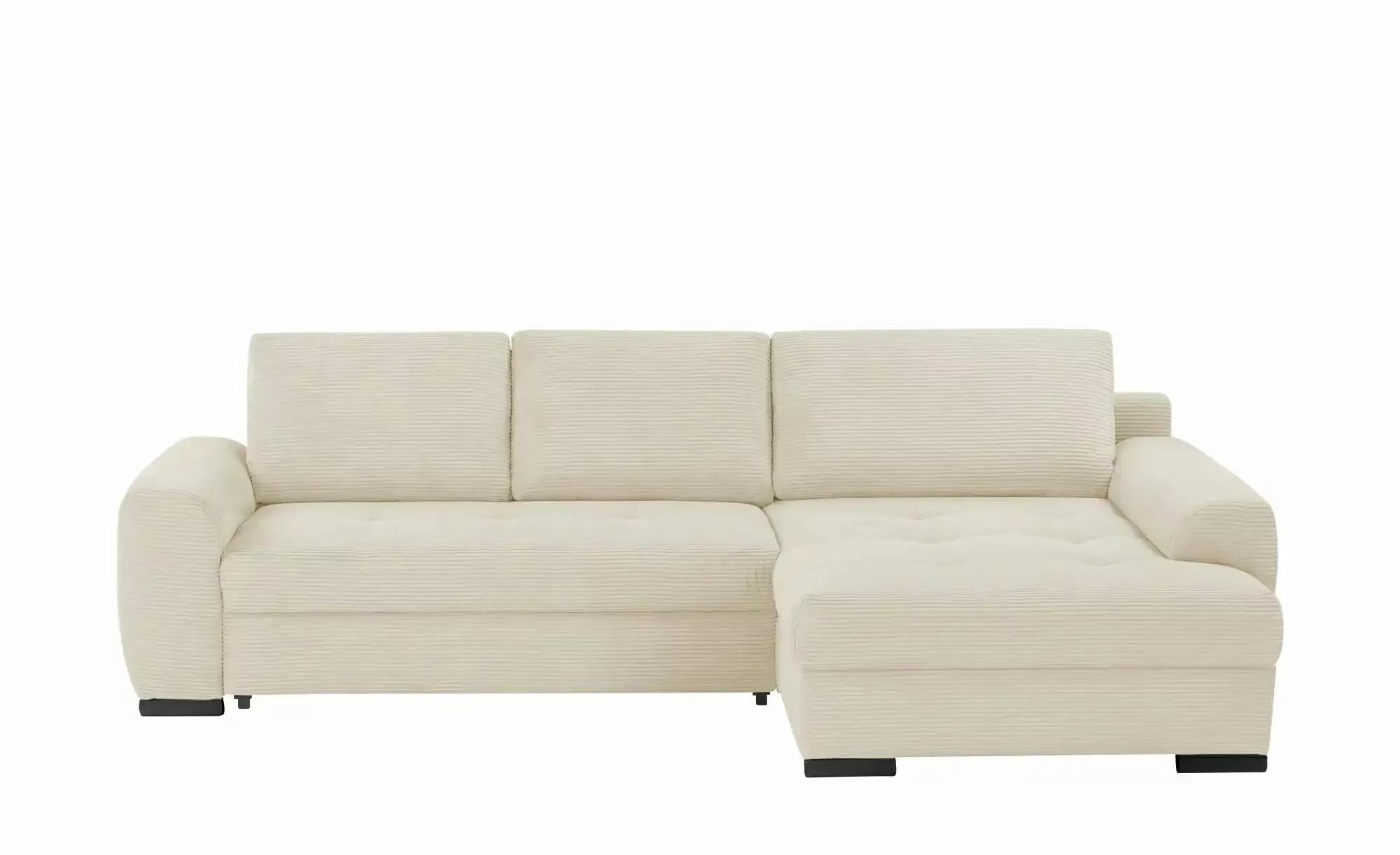 bobb Ecksofa in kuscheligem Cordstoff Soumia ¦ creme ¦ Maße (cm): B: 283 H: günstig online kaufen