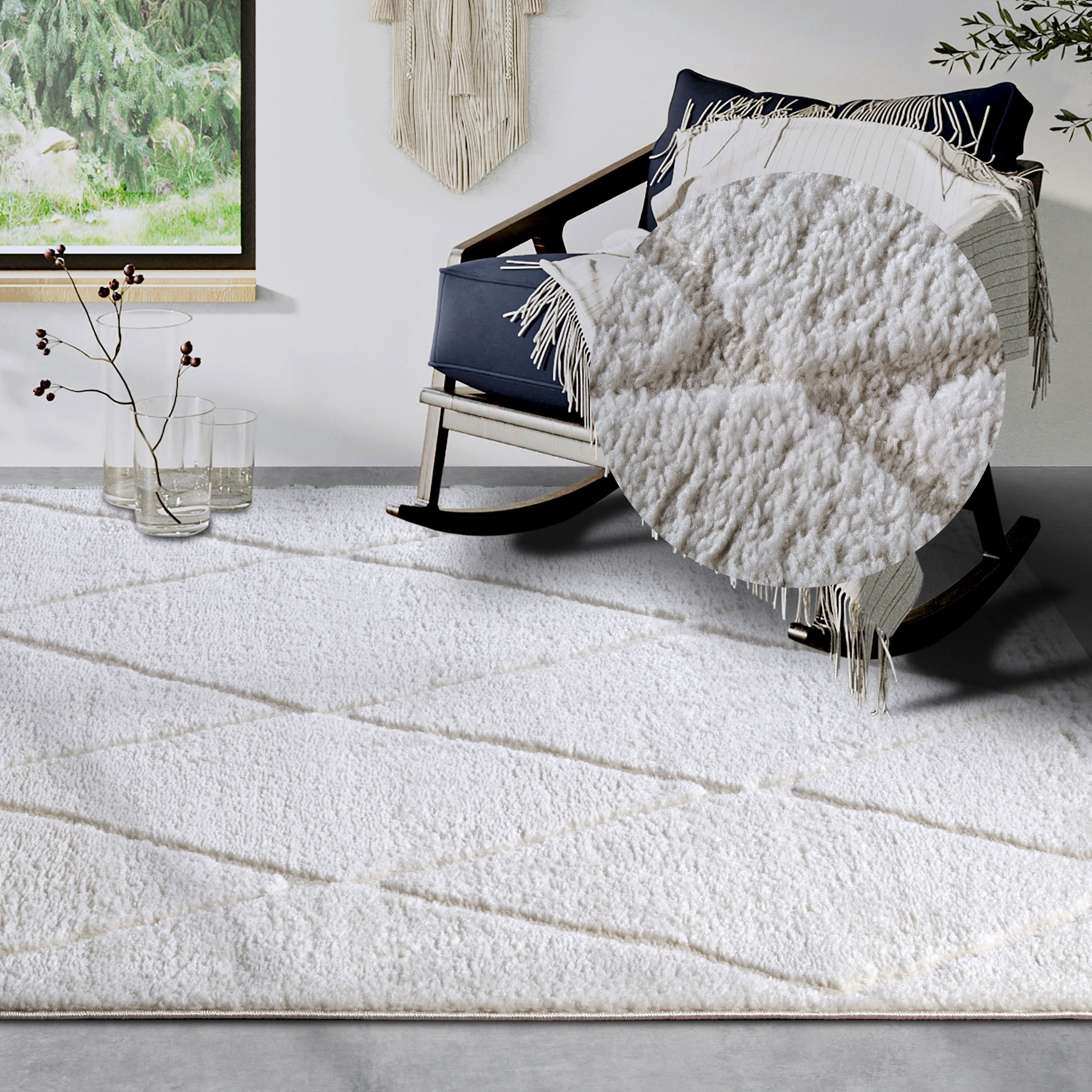 ELLE DECORATION Designteppich »Perrotin«, rechteckig, 18 mm Höhe, Läufer, S günstig online kaufen