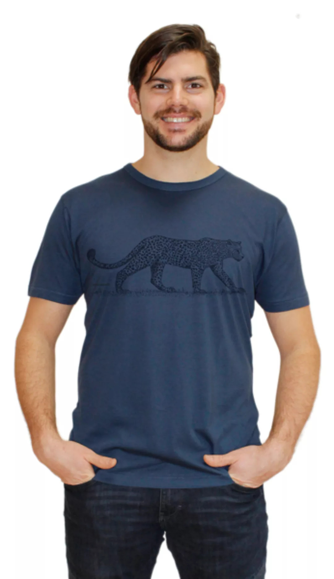 Herren-bambus-viskose-t-shirt Leopard günstig online kaufen
