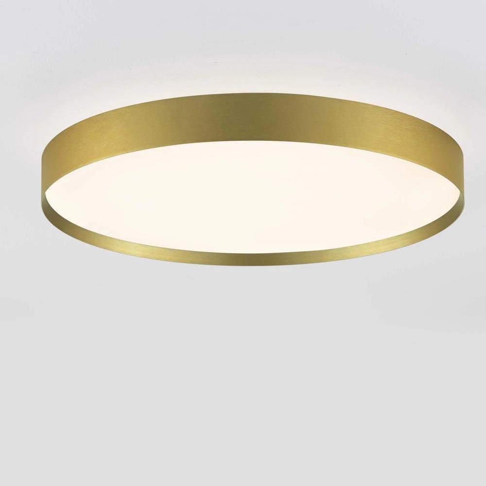 LED Deckenleuchte Roi in Gold und Weiß 48W 3724lm günstig online kaufen