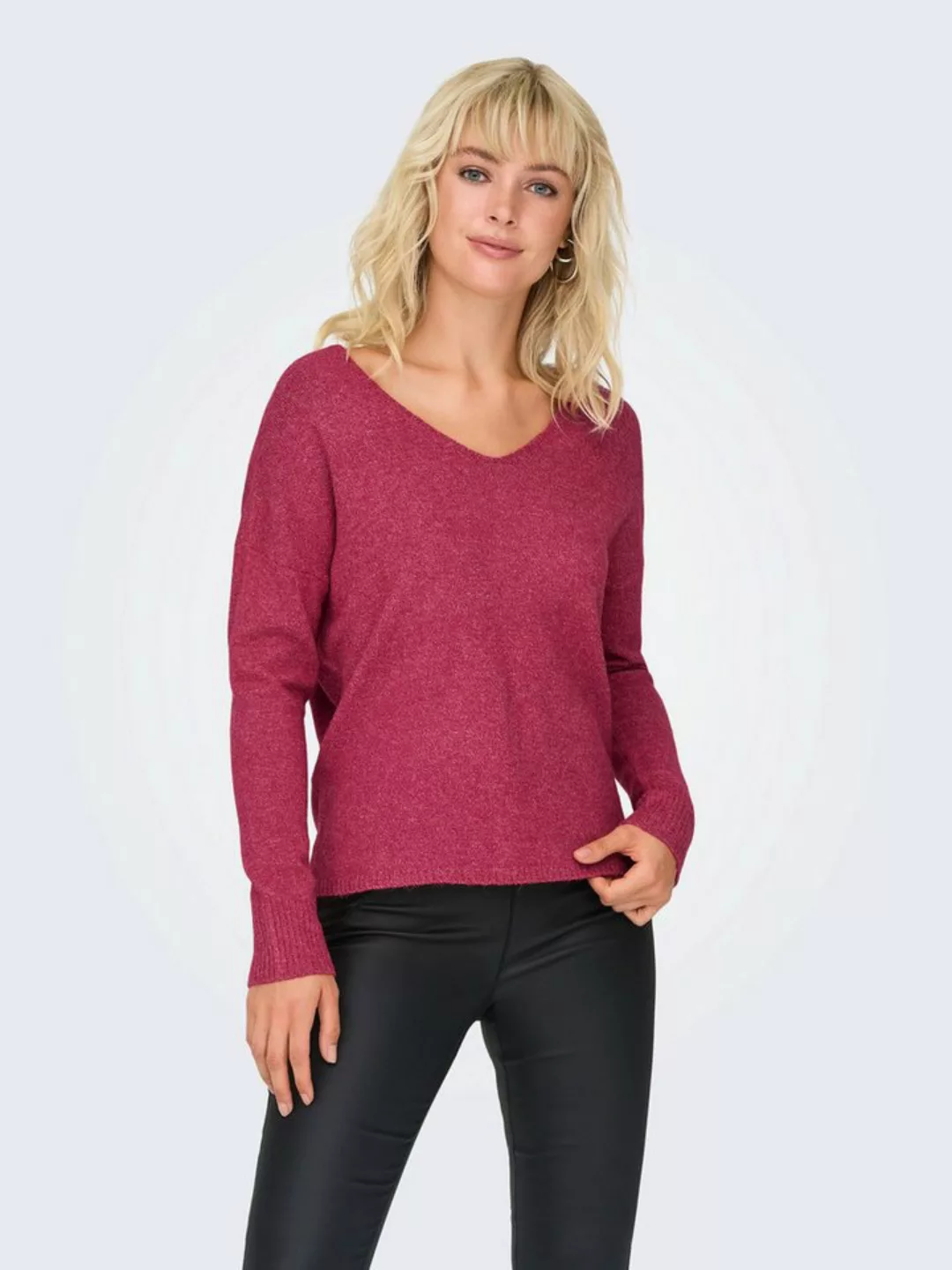 ONLY V-Ausschnitt-Pullover ONLRICA (1-tlg) Plain/ohne Details günstig online kaufen