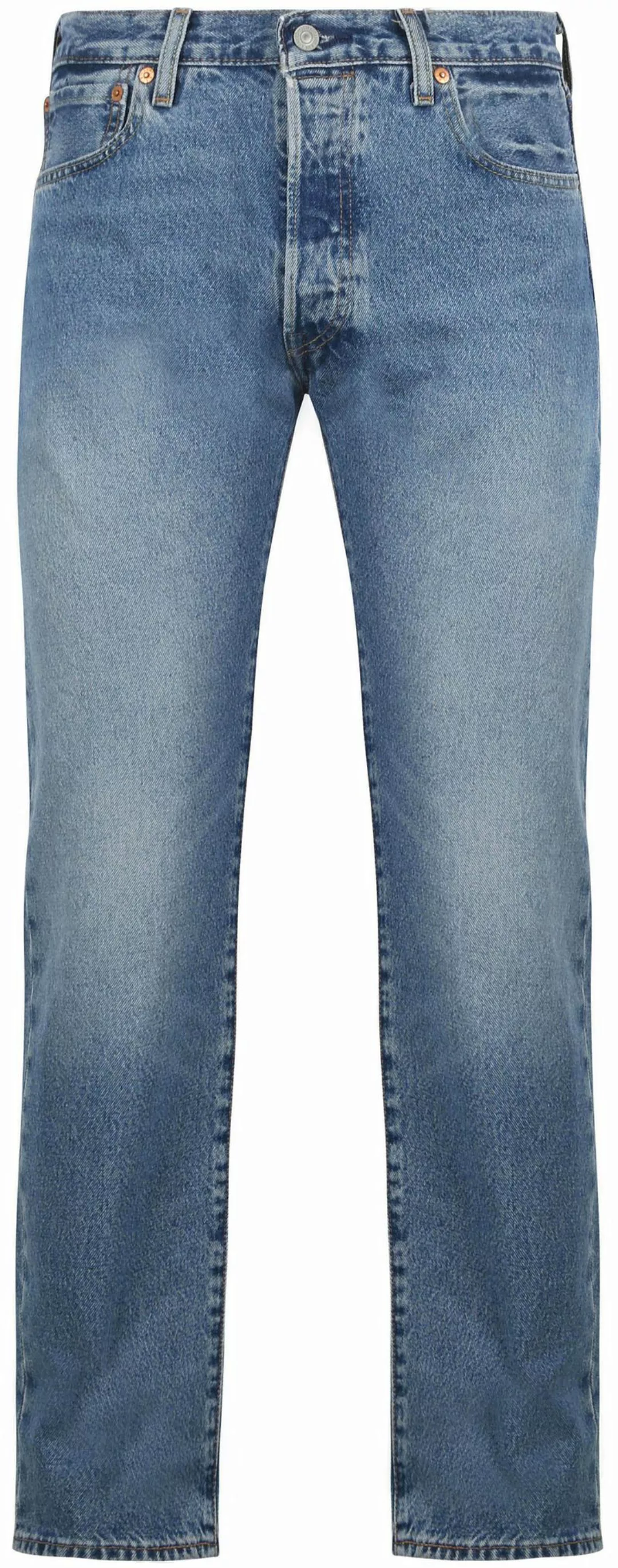 Levi’s 501 Jeans Regular Fit Mid Blau - Größe W 36 - L 32 günstig online kaufen