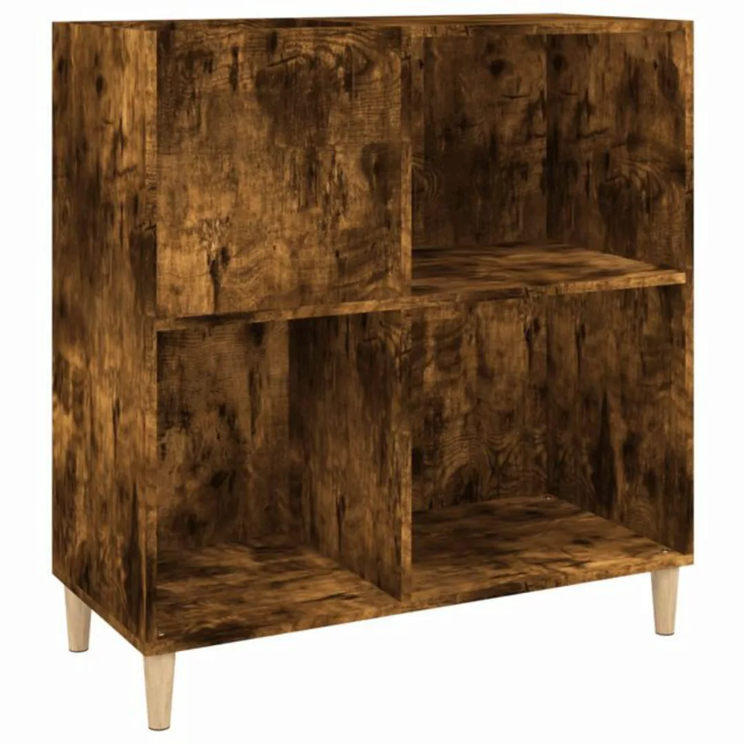 vidaXL Beistellschrank Plattenschrank Räuchereiche 84,5x38x89 cm Holzwerkst günstig online kaufen