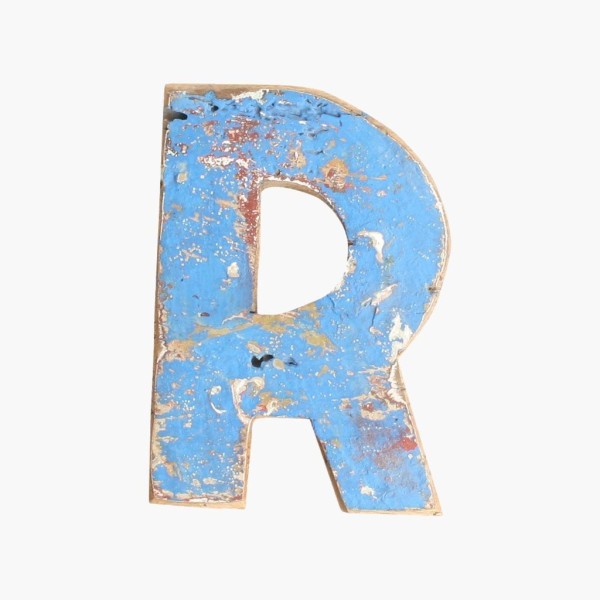 Holzbuchstabe - Vintage R günstig online kaufen
