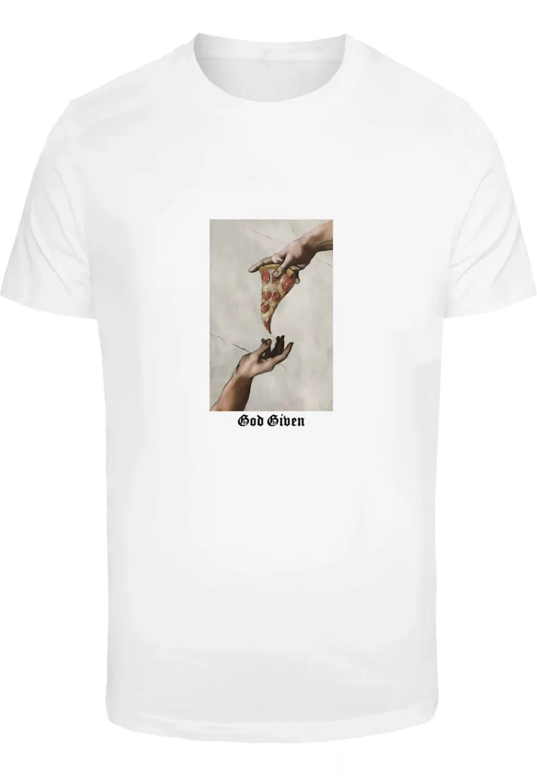 MisterTee T-Shirt "MisterTee Herren God Given Pizza Tee" günstig online kaufen