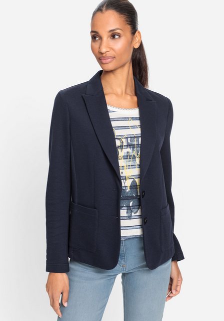 Olsen Jerseyblazer mit aufgesetzten Taschen günstig online kaufen