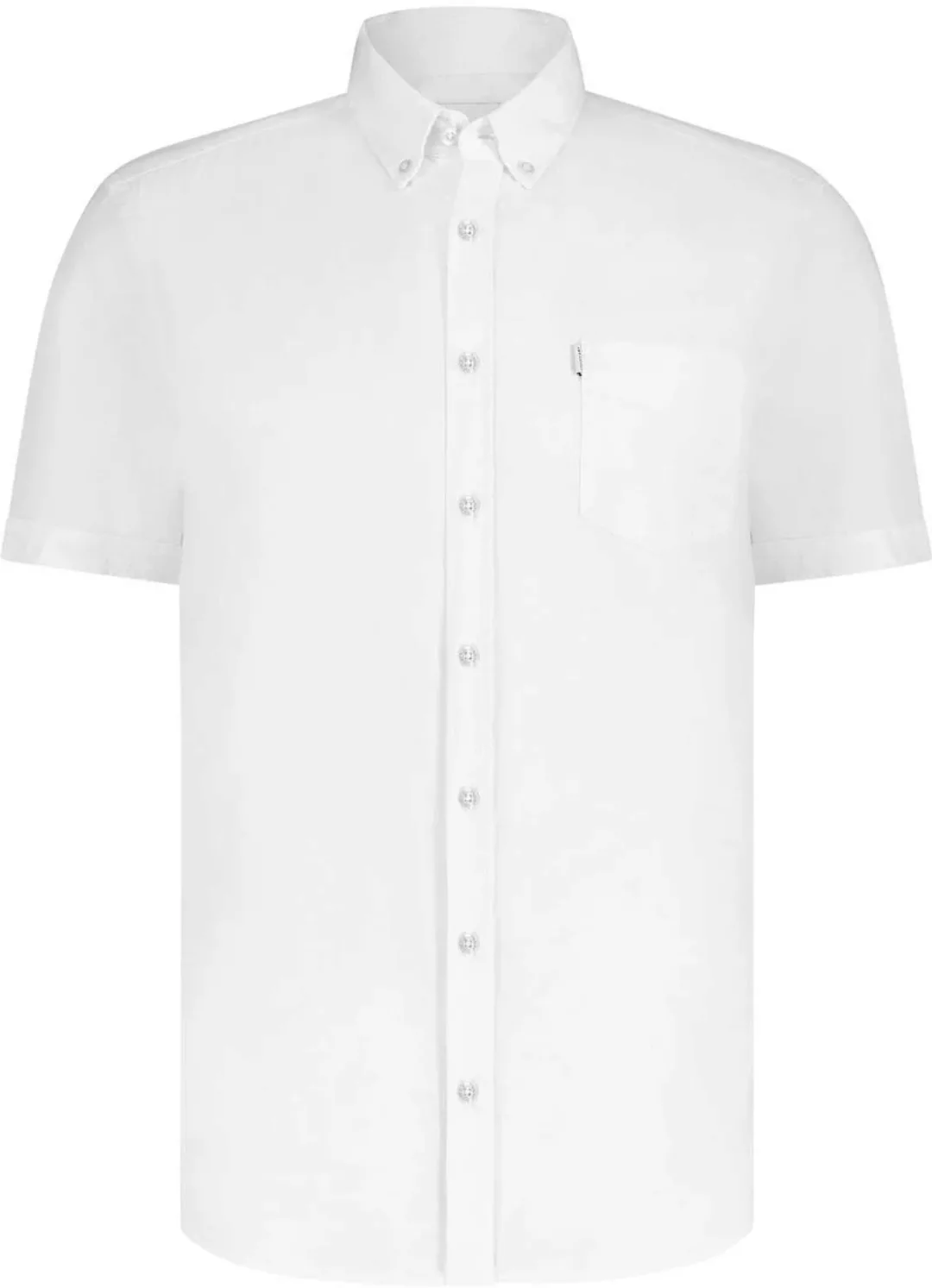 State Of Art Short Sleeve Hemd Leinen Weiß - Größe L günstig online kaufen