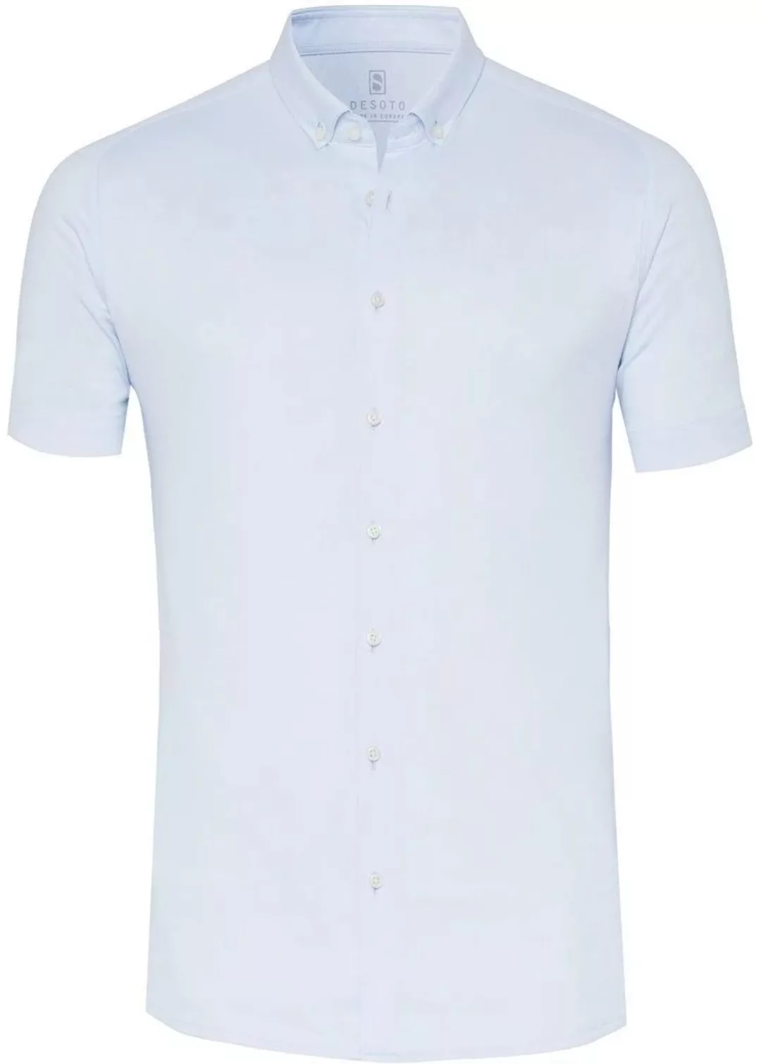 Desoto Hemd Bügelfrei Uni Hellblau 051 - Größe XS günstig online kaufen