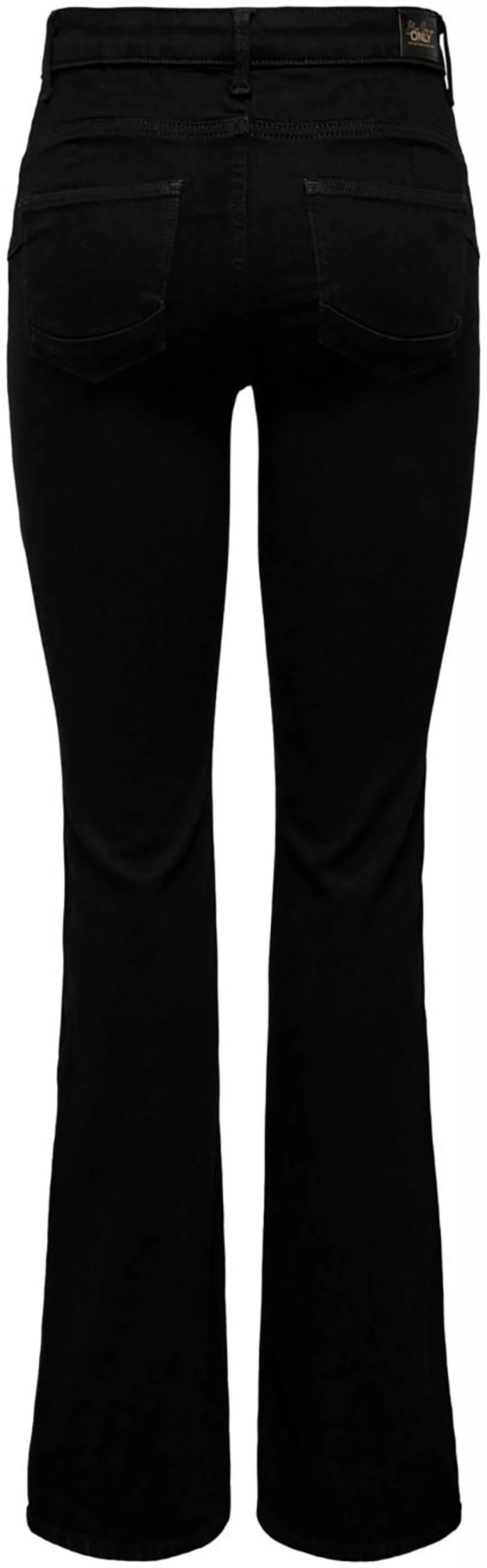 ONLY Bootcut-Jeans "ONLPOWER MID PUSH UP SWEET FLARE DNM EXT" günstig online kaufen
