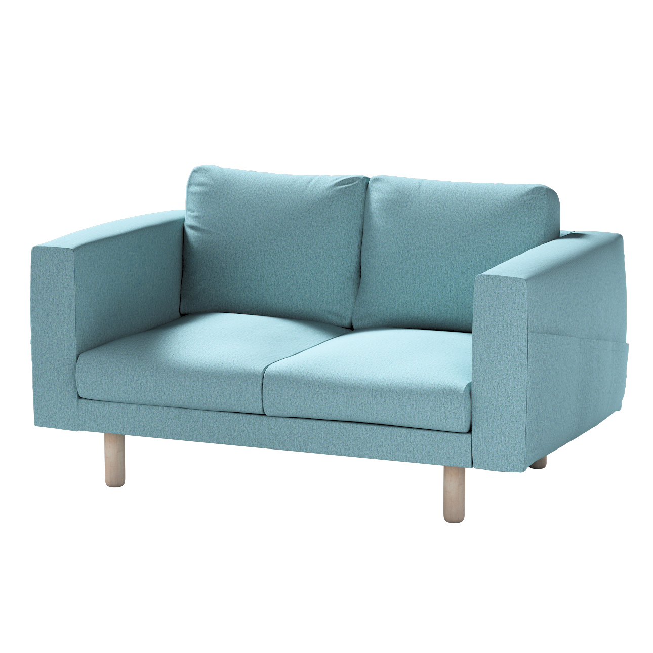 Bezug für Norsborg 2-Sitzer Sofa, blau, Norsborg 2-Sitzer Sofabezug, Madrid günstig online kaufen
