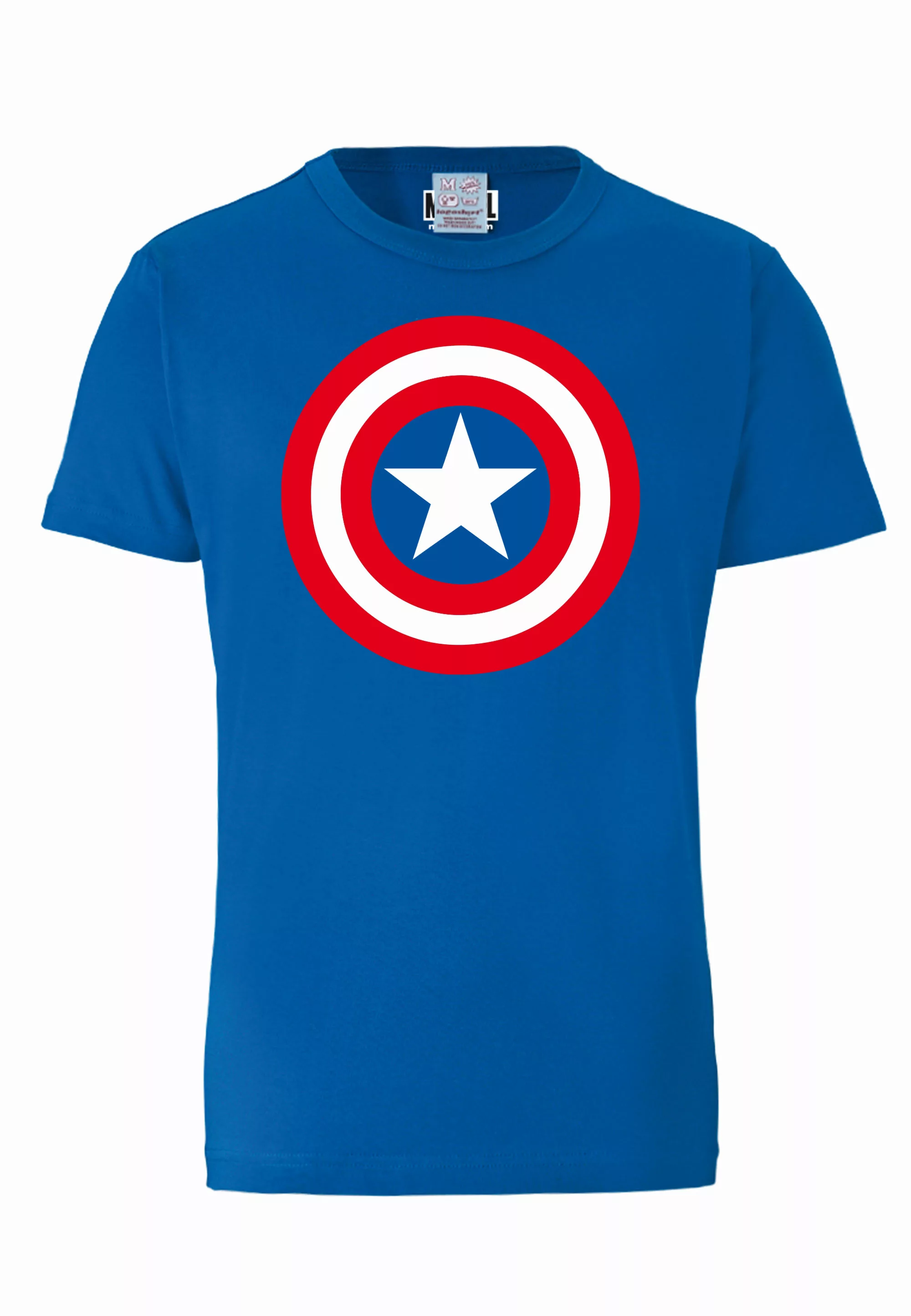 LOGOSHIRT T-Shirt "Captain America", mit Captain America Shield Logo günstig online kaufen