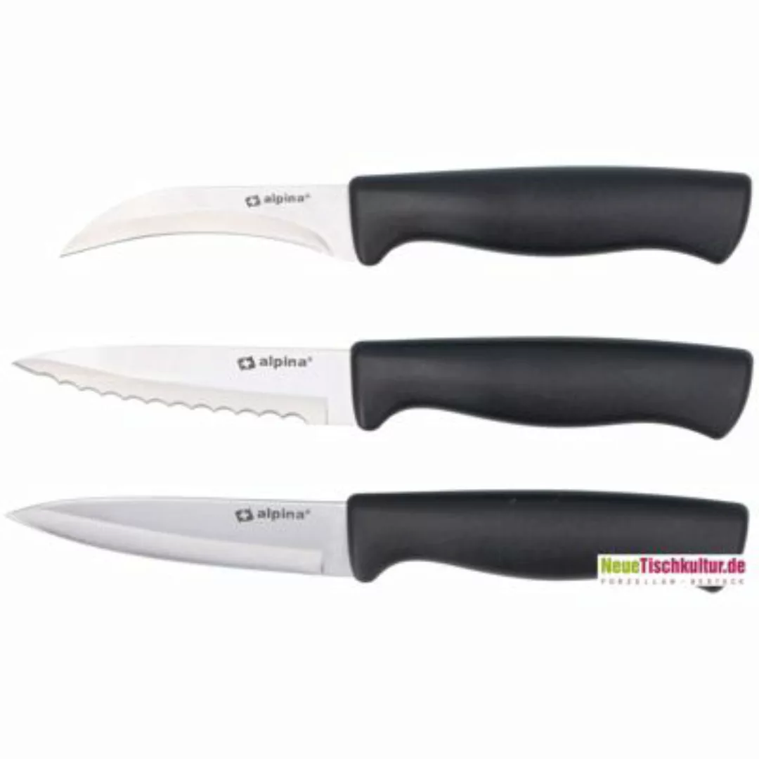 Neuetischkultur Messerset Schälmesser 3er-Set silber günstig online kaufen