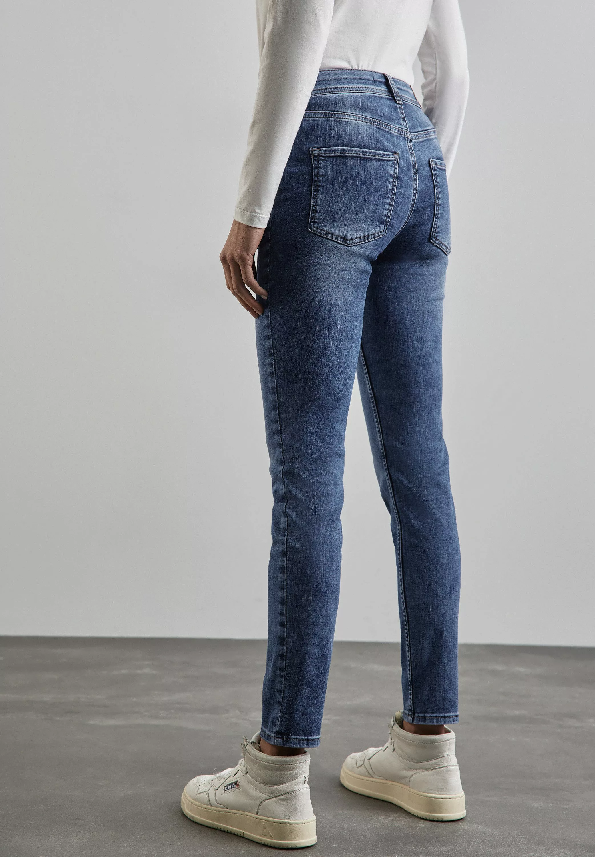 STREET ONE 5-Pocket-Jeans Jeans im Slim günstig online kaufen