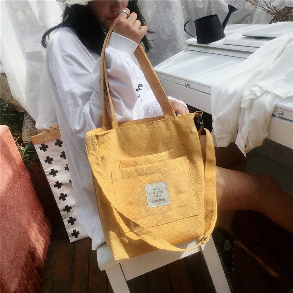 Coonoor Schultertasche Cord Tasche Damen Umhängetasche günstig online kaufen