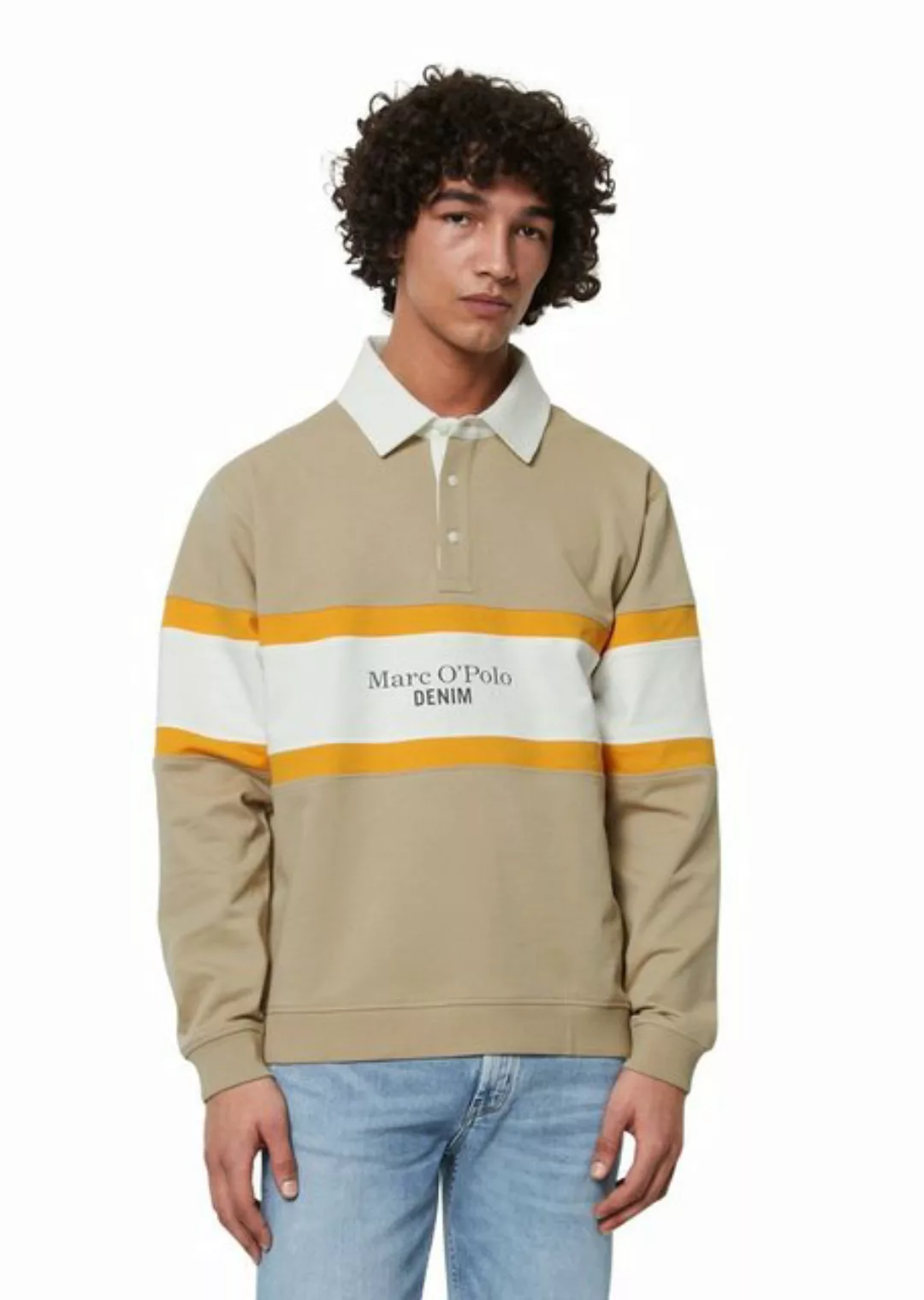 Marc O'Polo DENIM Sweatshirt im Polo-Style günstig online kaufen