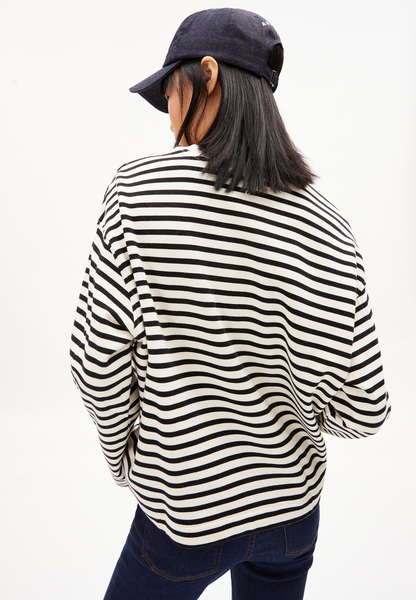 Frankaa Stripe - Damen Sweatshirt Aus Bio-baumwolle günstig online kaufen