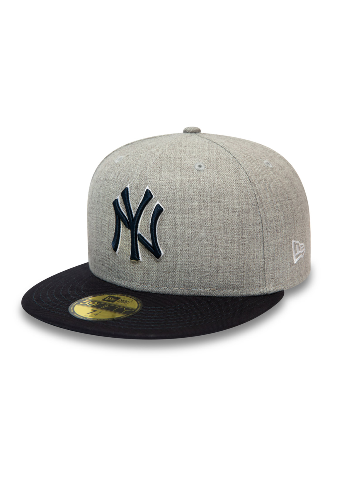 New Era Heather Contrast 59Fifty Cap NY YANKEES Grau Dunkelblau günstig online kaufen