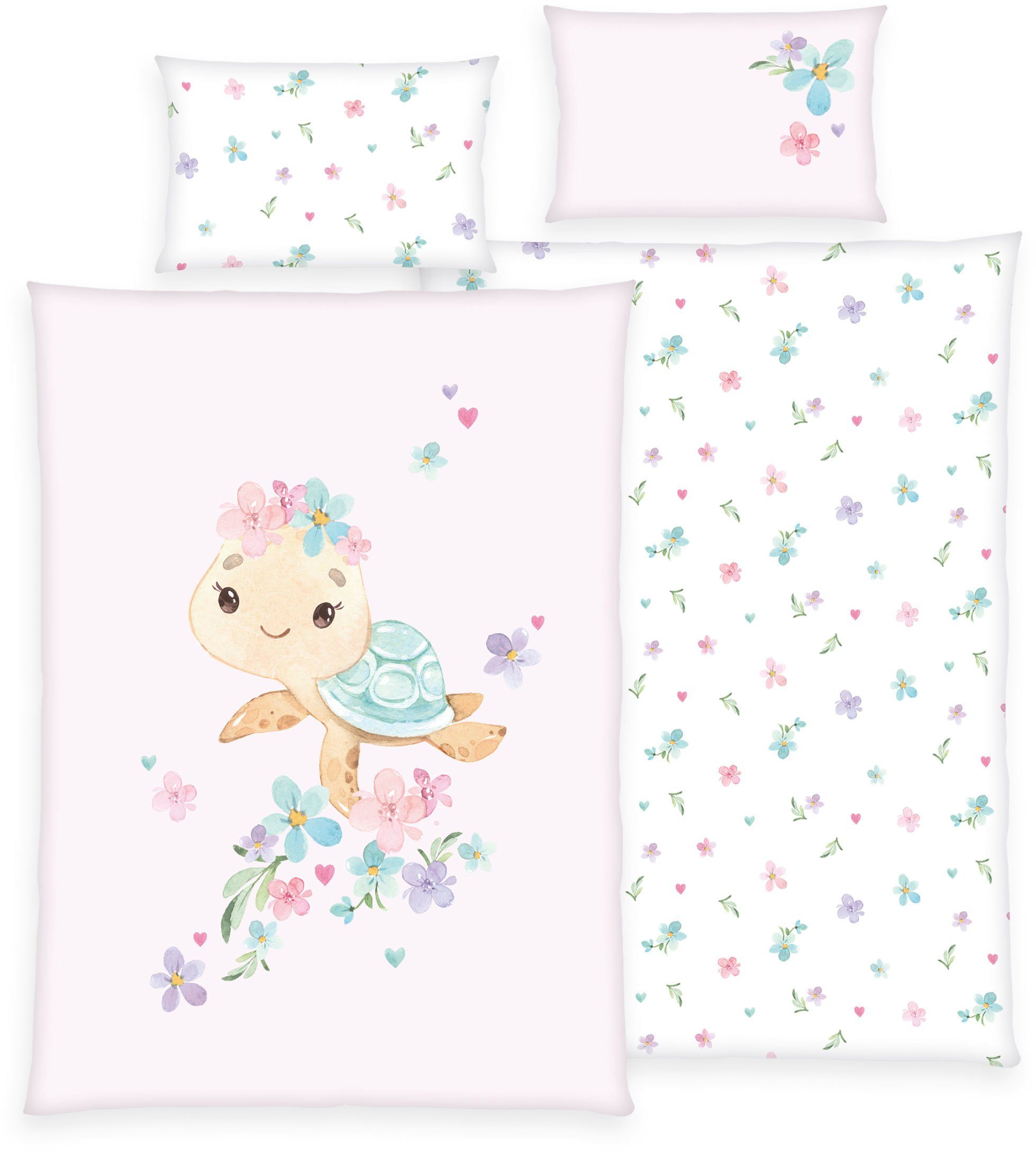 Herding Young Collection Babybettwäsche Little turtle günstig online kaufen