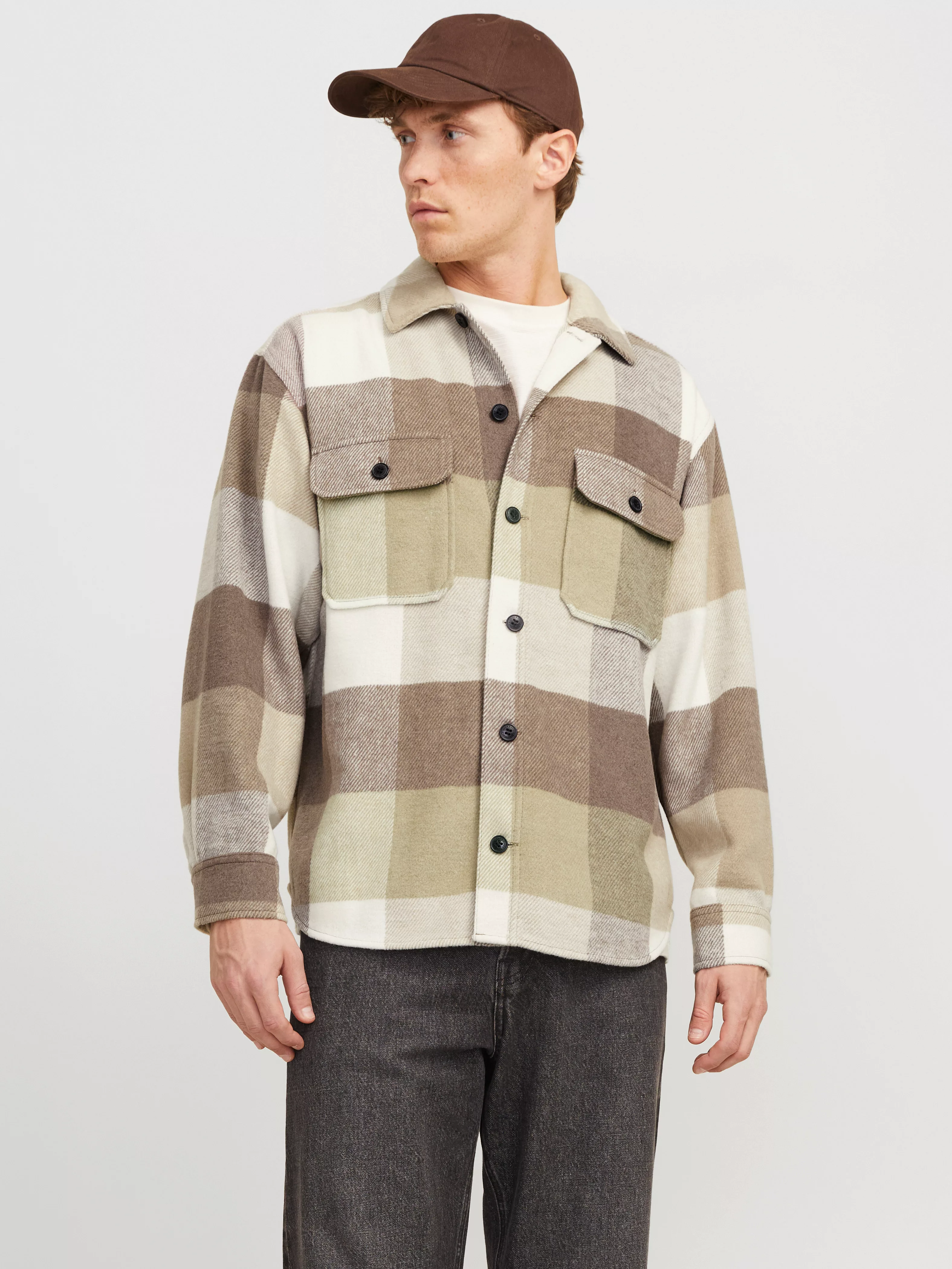 Jack & Jones Langarmhemd "JJEBRADLEY OLLIE OVERSHIRT LS NOOS", mit Brusttas günstig online kaufen