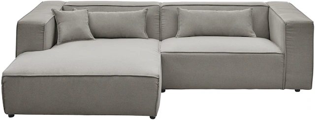 LeGer Home by Lena Gercke Ecksofa »PIARA mit Kedernaht in Cord oder Leineno günstig online kaufen