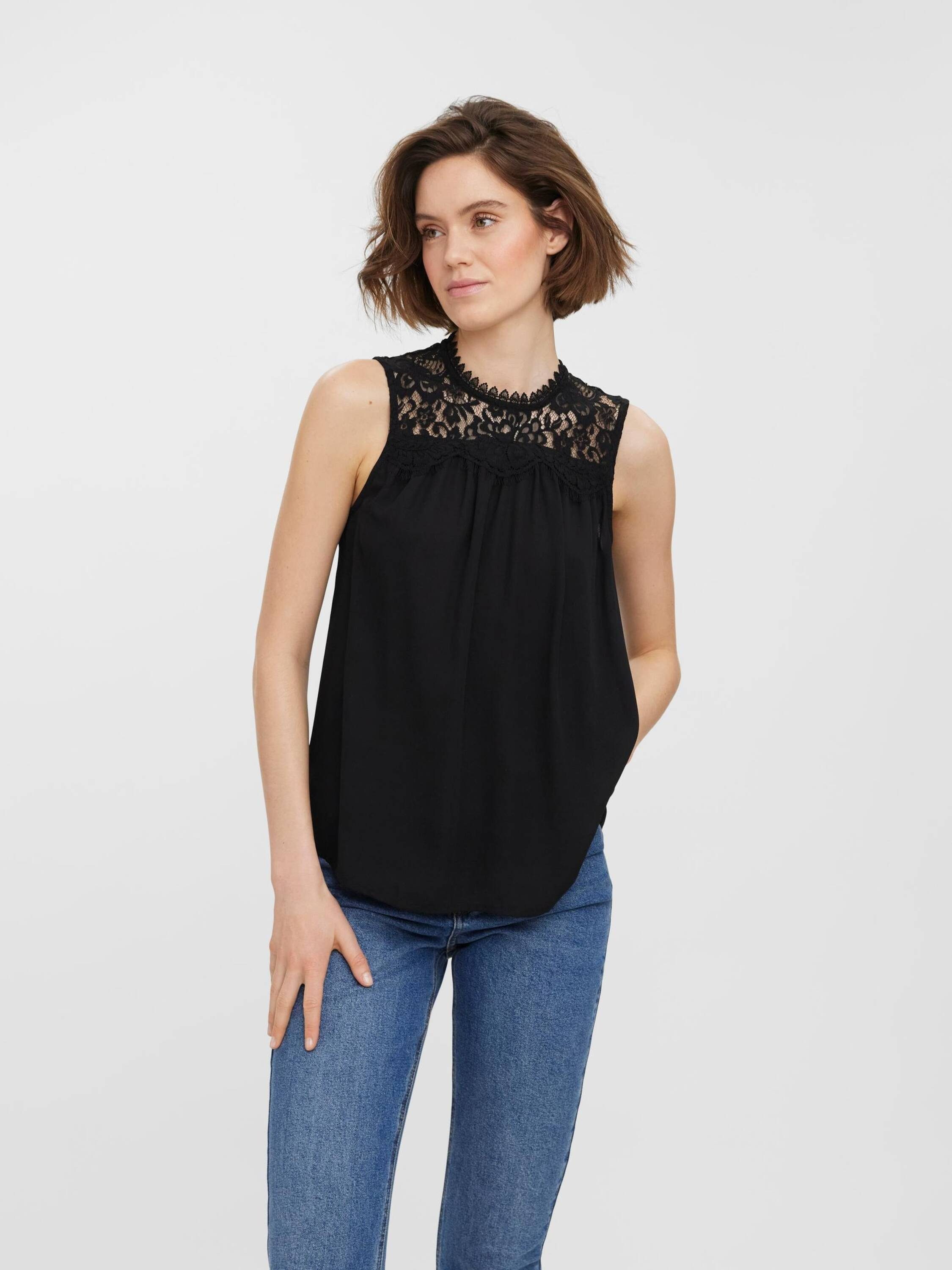 Vero Moda Blusentop Maple (1-tlg) Spitze günstig online kaufen