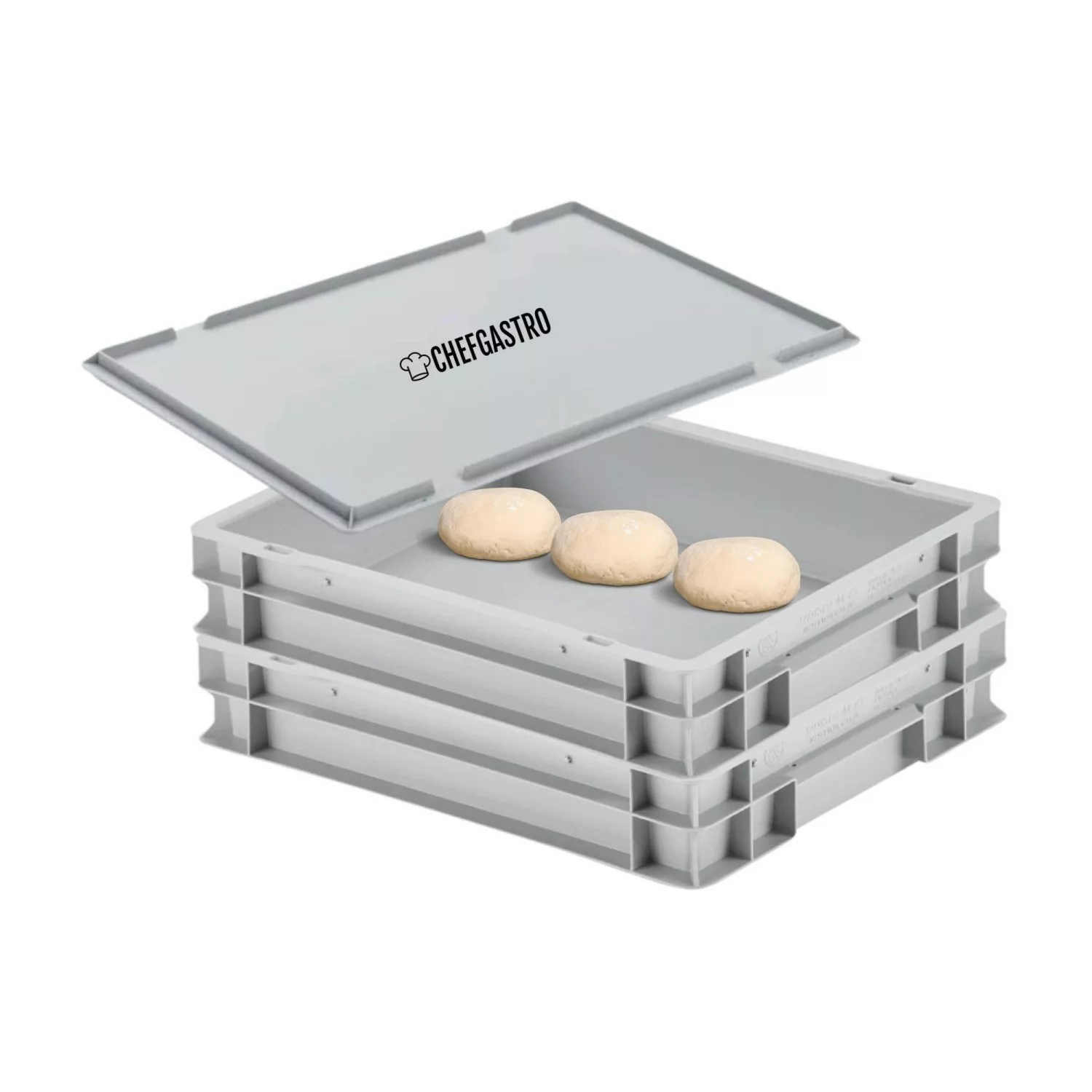 CHEFGASTRO SuperSparSet 2 x Pizzaballenbox Mit 1 x Deckel HxBxT 8,5 x 30 x günstig online kaufen