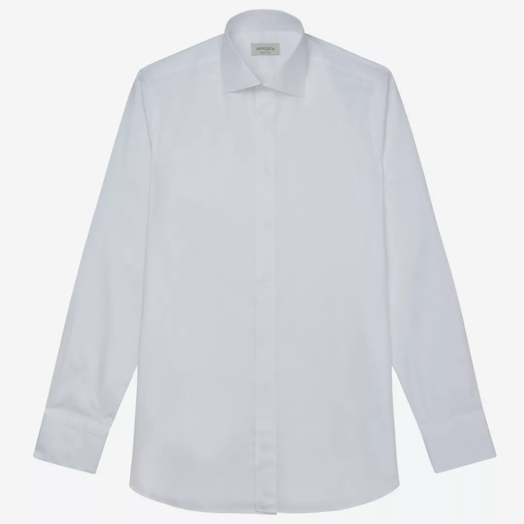 Hemd  designs  weiß 100% reine baumwolle leinwandbindung, kragenform  halb- günstig online kaufen