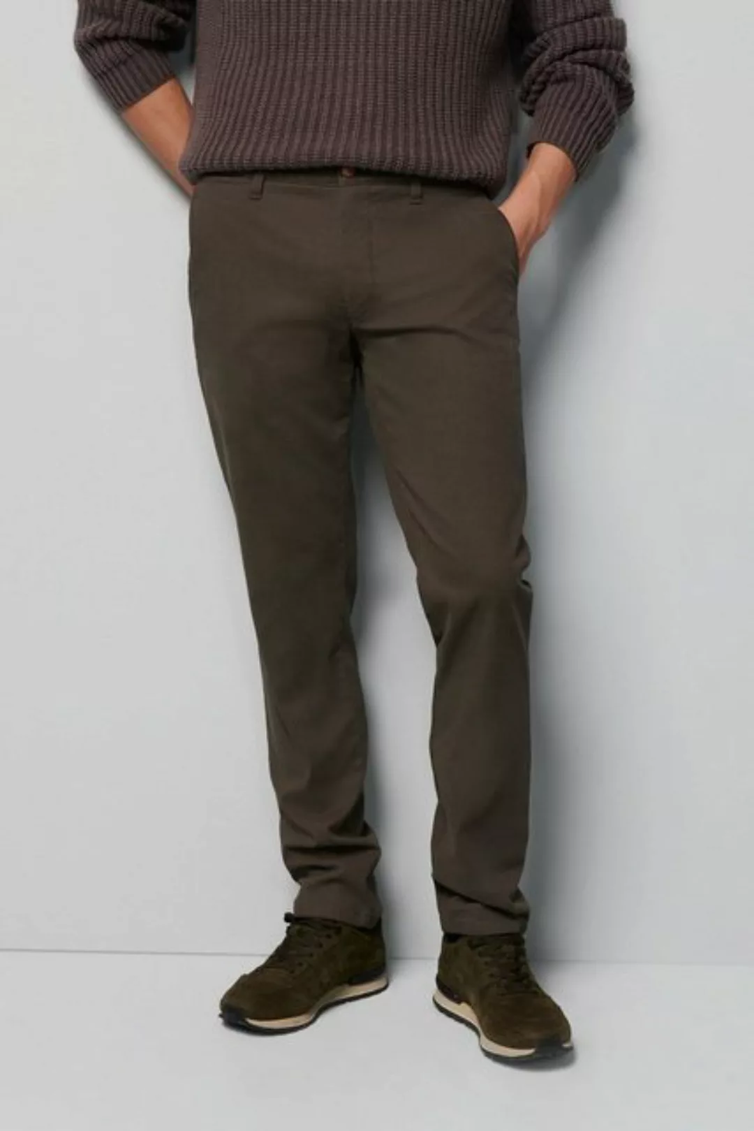 MEYER Chinohose M5 Chino im unifarbenem Design günstig online kaufen