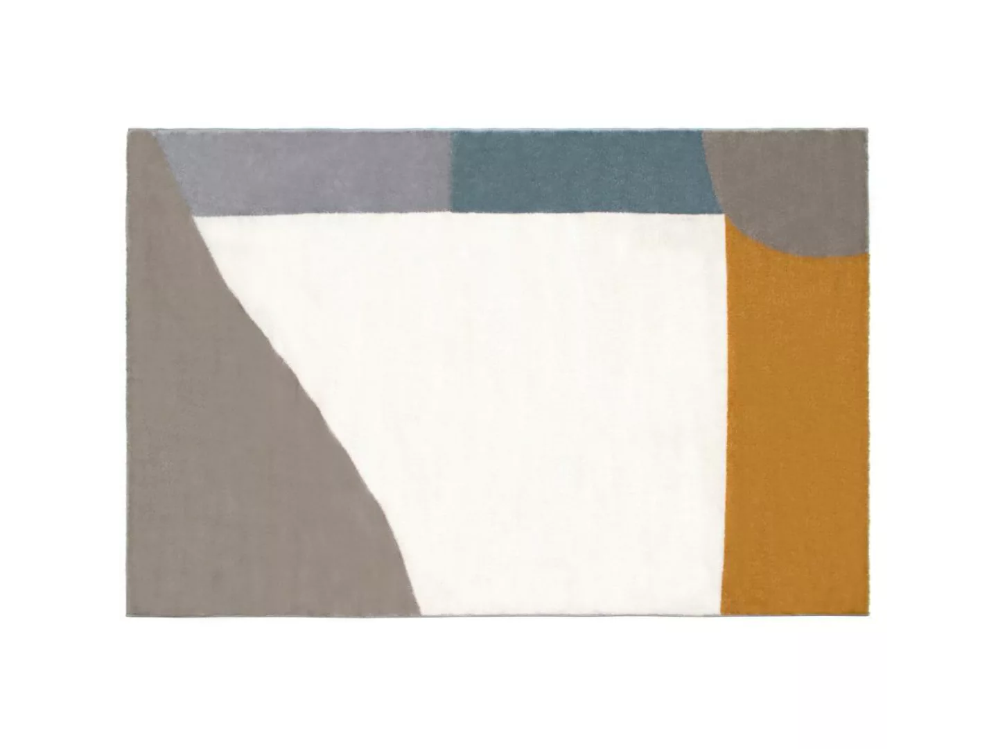 Teppich geometrisch - 160 x 230 cm - Polypropylen - Mehrfarbig - SARIA günstig online kaufen