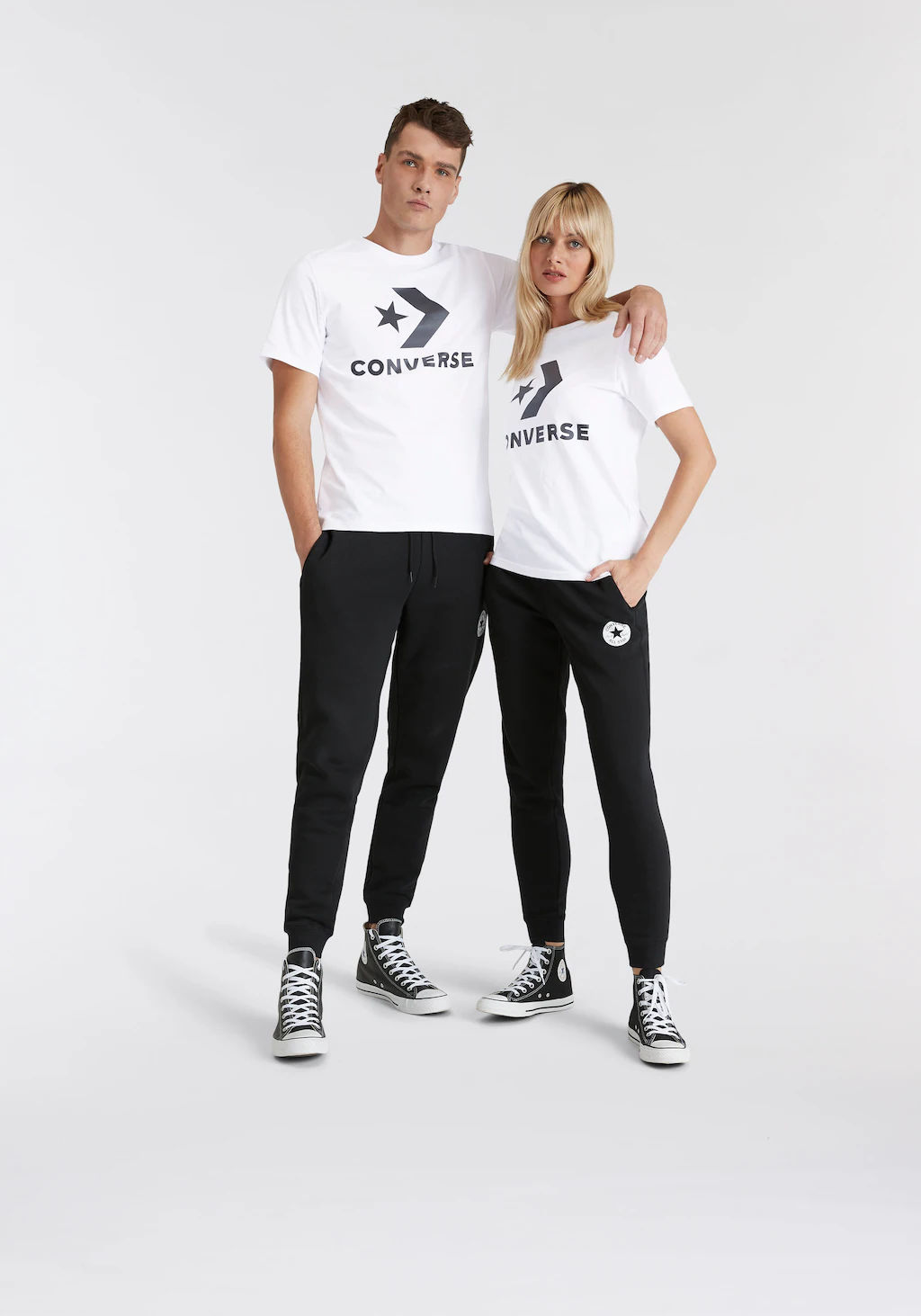 Converse T-Shirt "Unisex GO-TO STAR CHEVRON LOGO STANDARD-FIT", Unisex günstig online kaufen