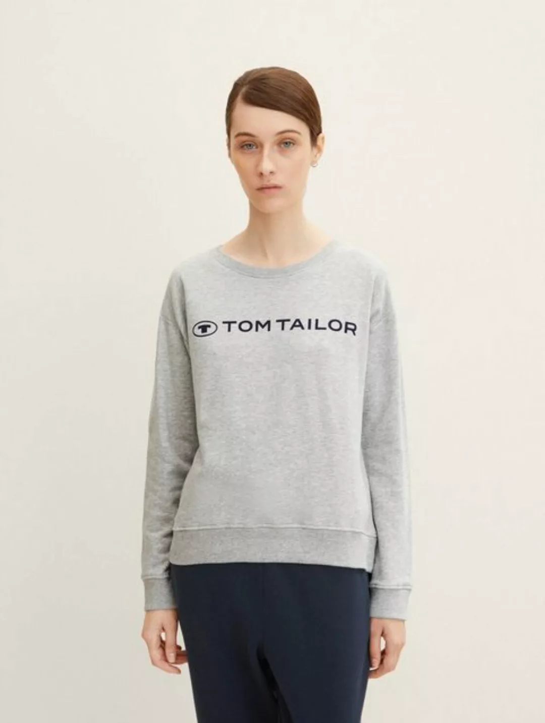 TOM TAILOR Sweatshirt Sweatshirt mit Logo-Print günstig online kaufen