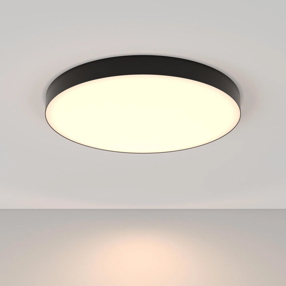 LED Deckenleuchte Zon in Schwarz und Weiß 90W 7140lm günstig online kaufen