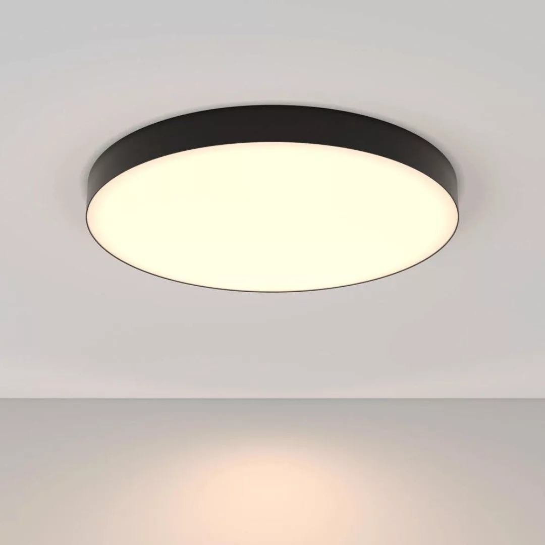 LED Deckenleuchte Zon in Schwarz und Weiß 90W 7140lm günstig online kaufen