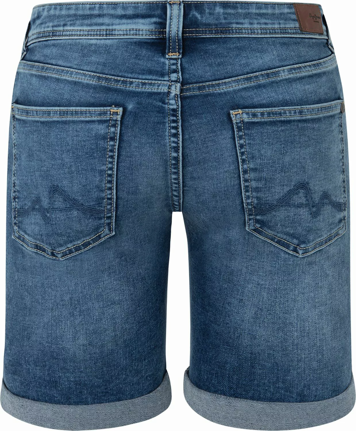 Pepe Jeans Damen Jeans Short POPPY - Regular Fit Blau - Blue Denim günstig online kaufen