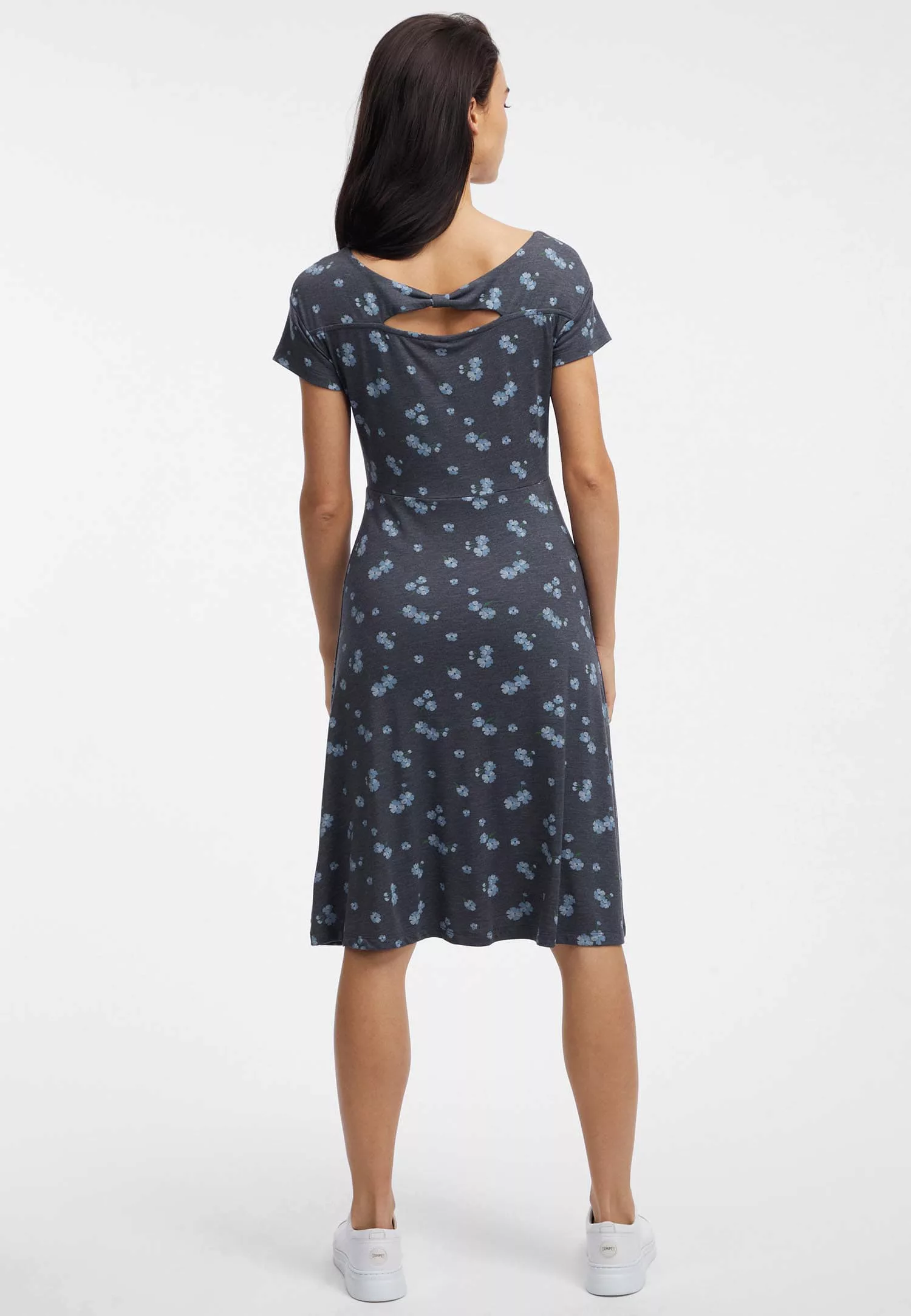 Ragwear Minikleid "LUNNGO DRESS", Ausschnitt hinten mit Detail und floralem günstig online kaufen