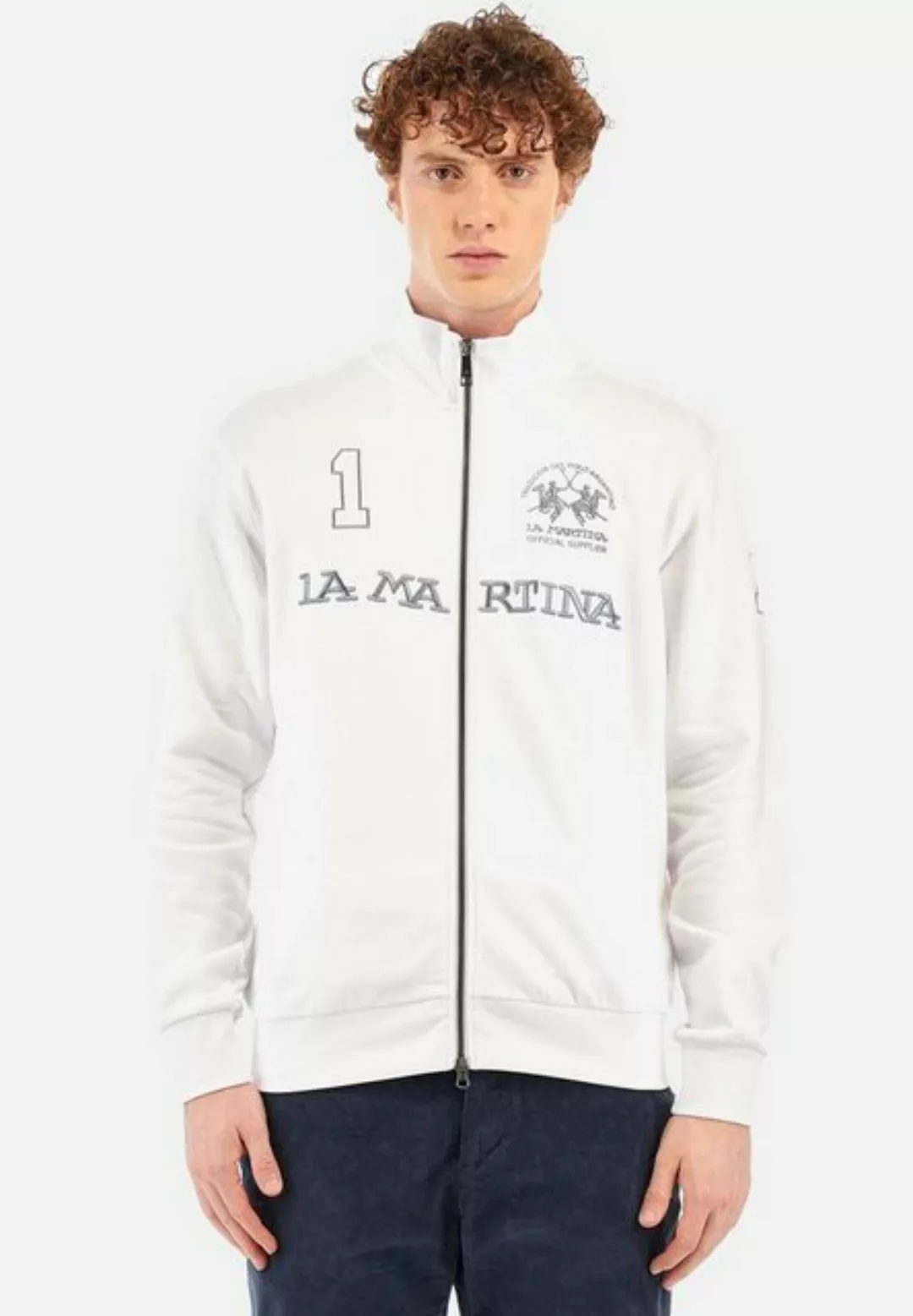 La Martina Sweatjacke Jacke Sweat Zip regular fit Urbanus mit Stehkragen (1 günstig online kaufen