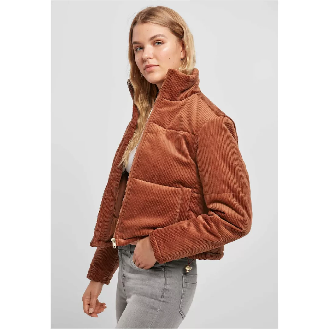 URBAN CLASSICS Winterjacke "Urban Classics Damen Ladies Corduroy Puffer Jac günstig online kaufen