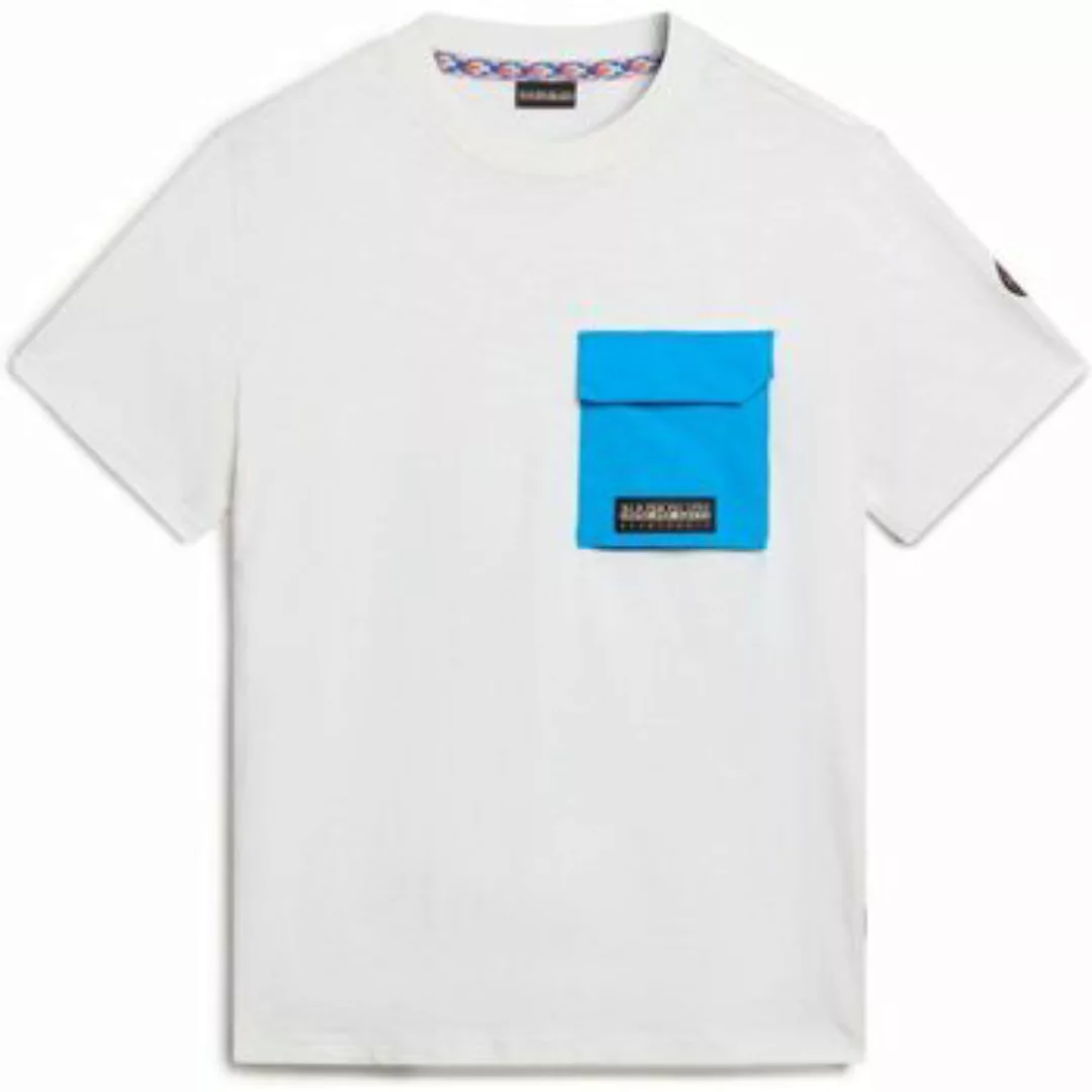 Napapijri  T-Shirts & Poloshirts S-TEPEES NP0A4HQJ-N1A WHITE WHISPER günstig online kaufen